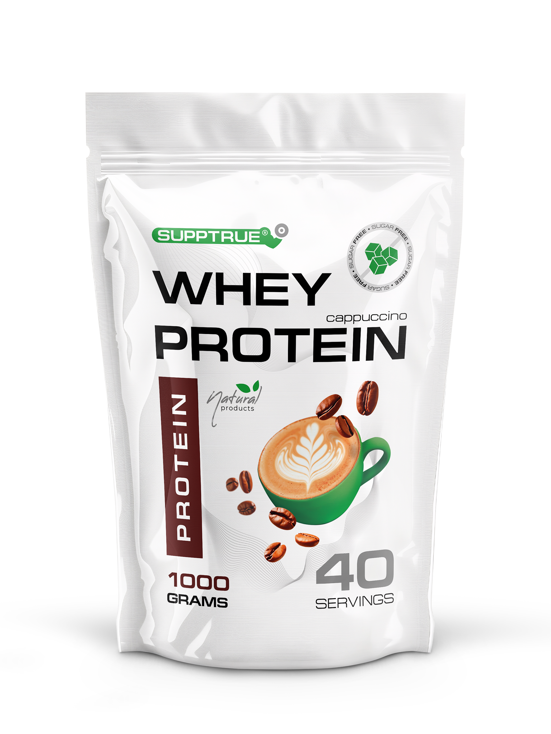 Протеин 1 кг. SUPPTRUE WHEY PROTEIN со вкусом капучино - фото 16