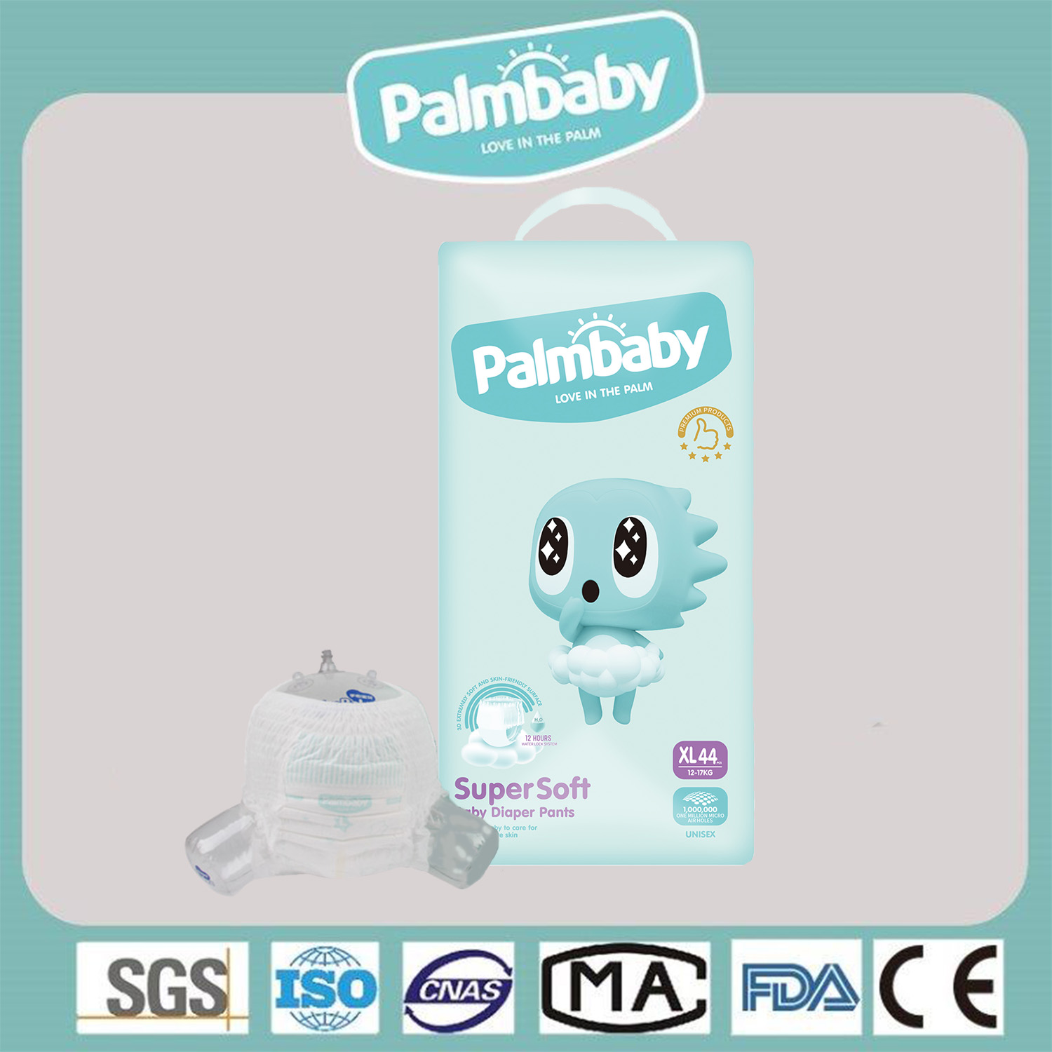 Трусики Palmbaby Premium Soft XL 44 шт. - фото 2