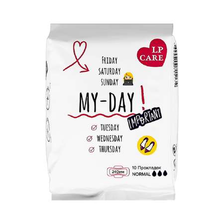 Прокладки LP CARE тонкие Normal 10 шт