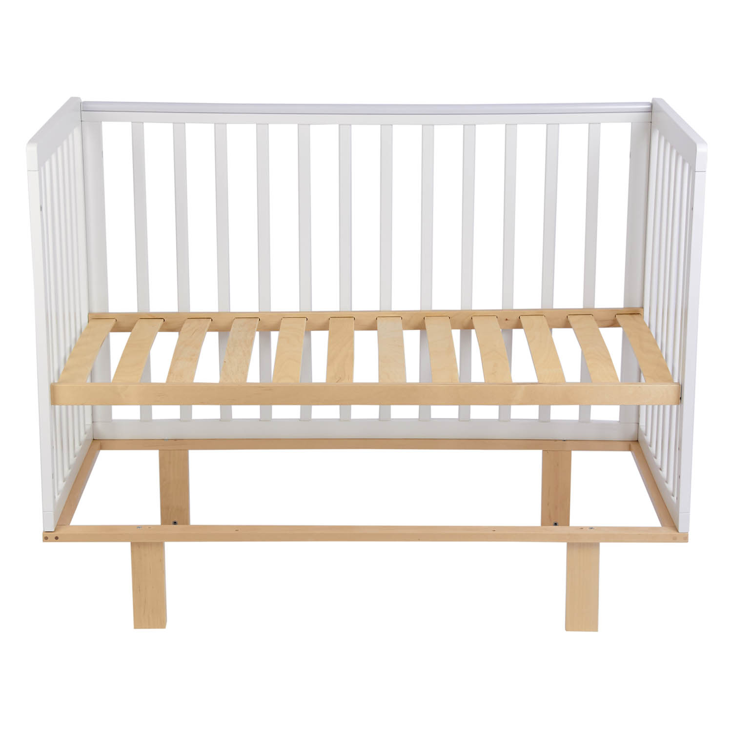 Детская кроватка Polini kids прямоугольная, (белый) - фото 25