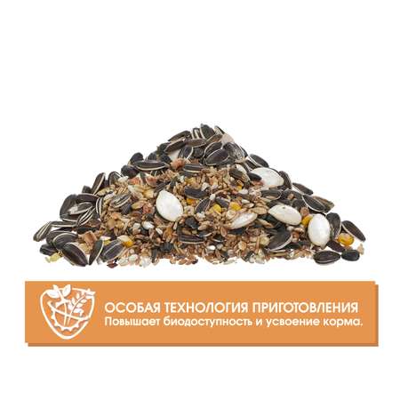 Корм для попугаев HappyJungle крупных 500г