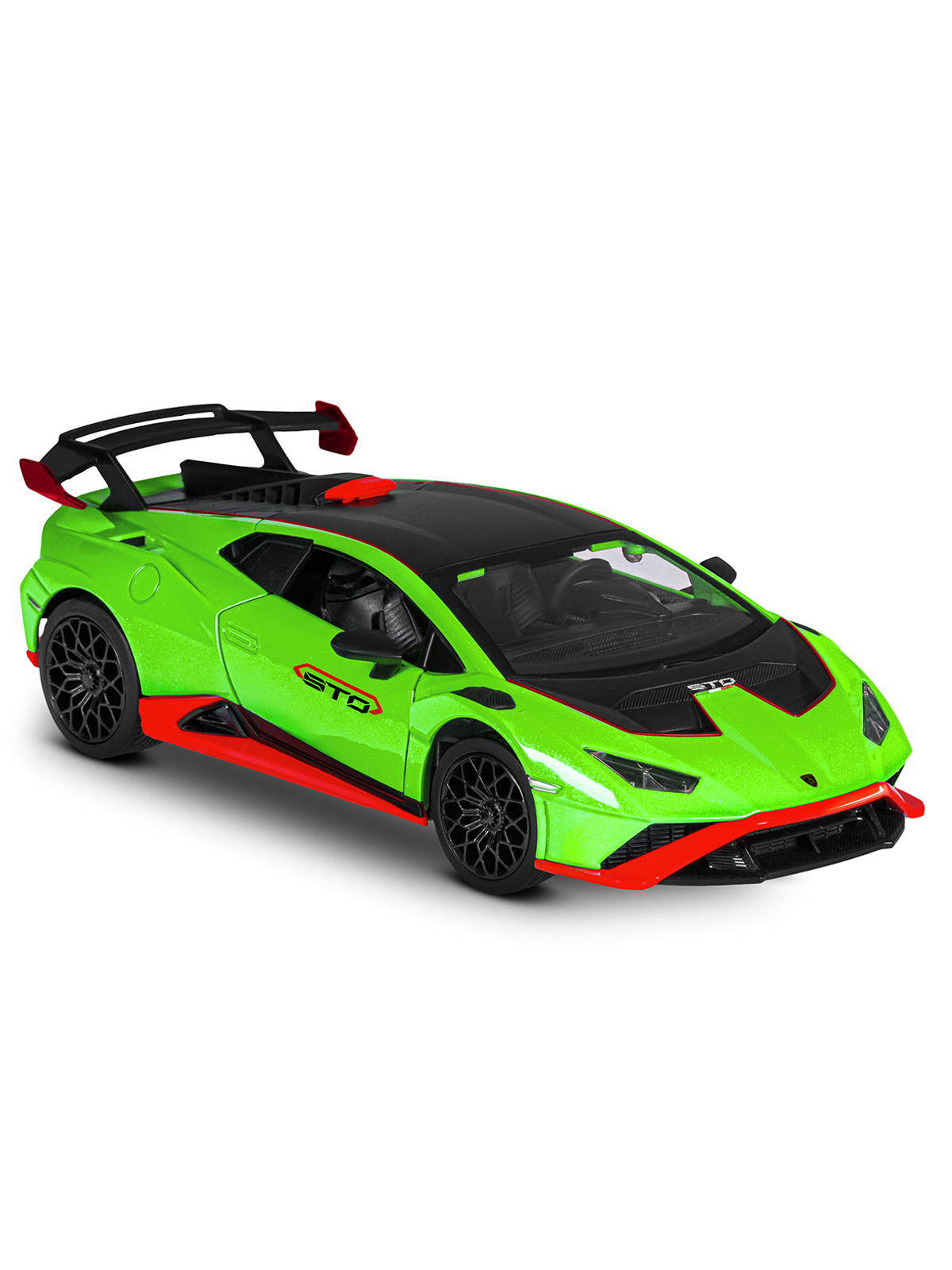 Автомобиль АВТОпанорама Lamborghini Huracan STO 1:24 JB1251760 - фото 30