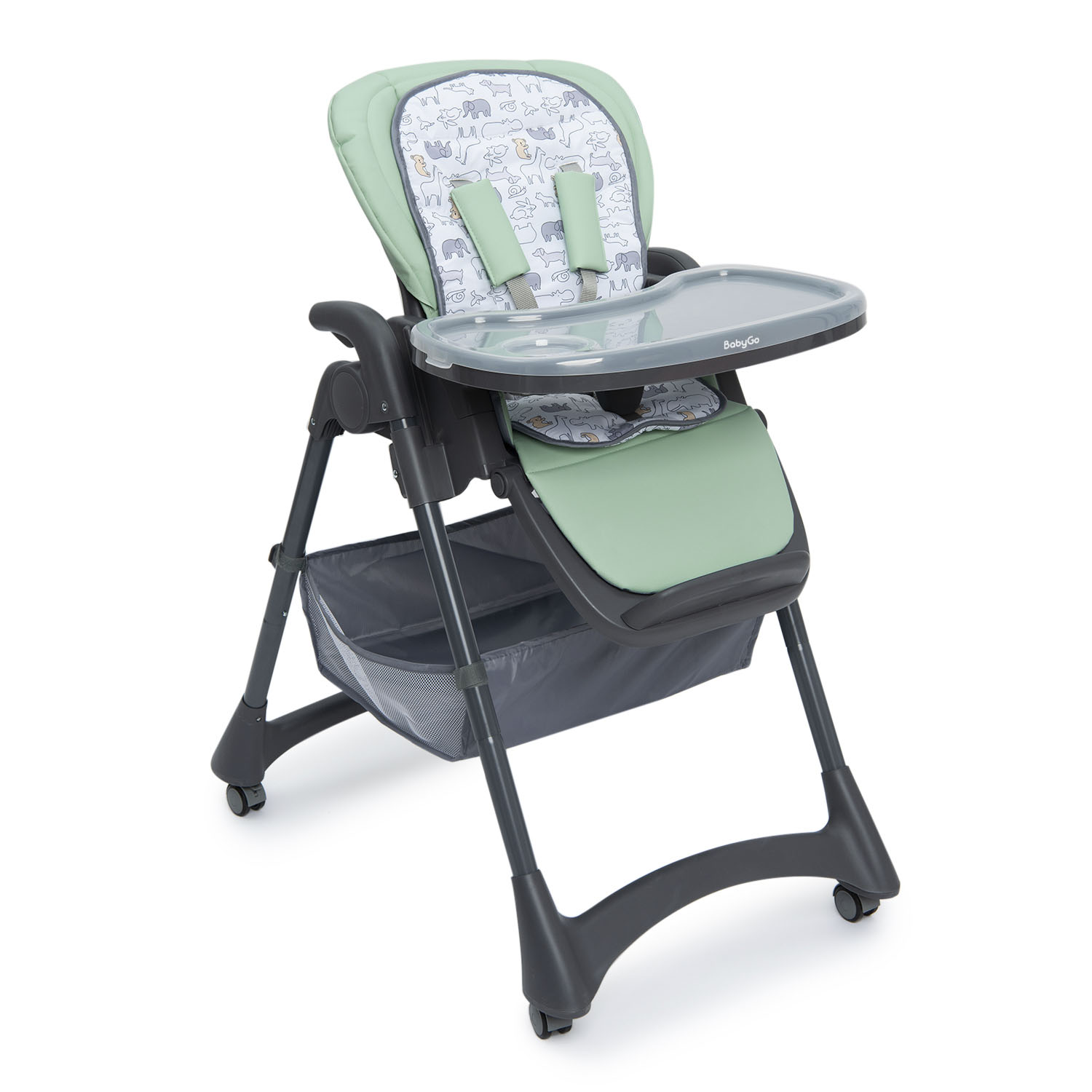 Стульчик для кормления BabyGo Sweet Meals Mint зеленый - фото 1