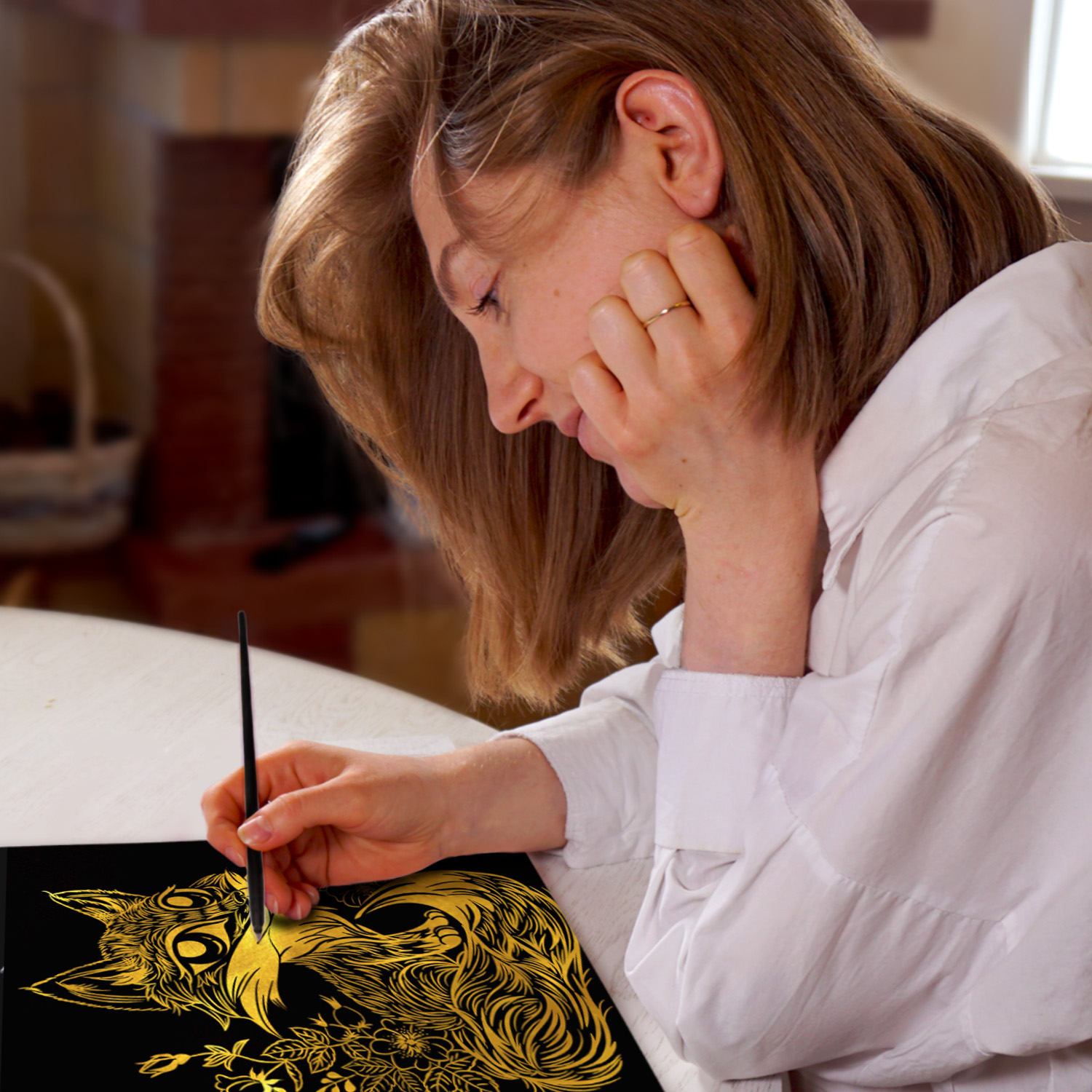 Гравюра LORI(колорит) Милые зверята - фото 3