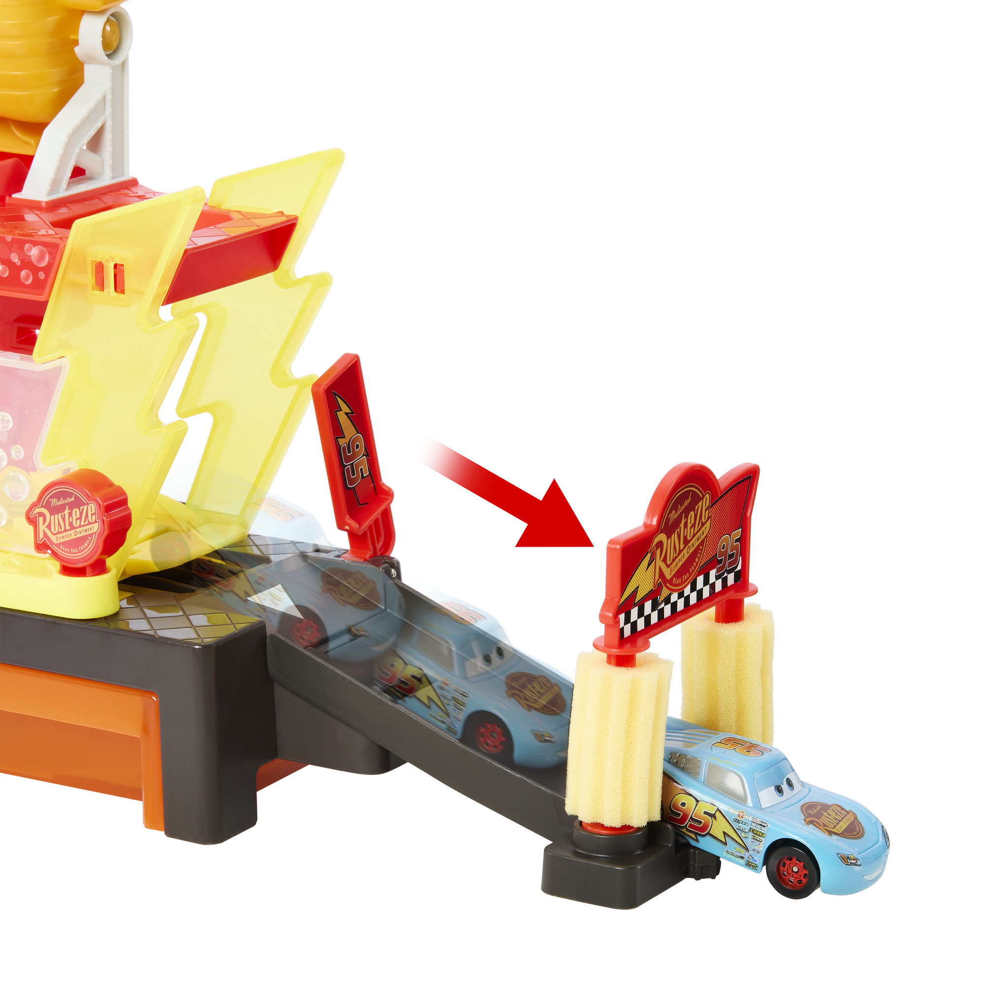 Игровой набор Cars Молния Маккуин Автомойка - фото 3