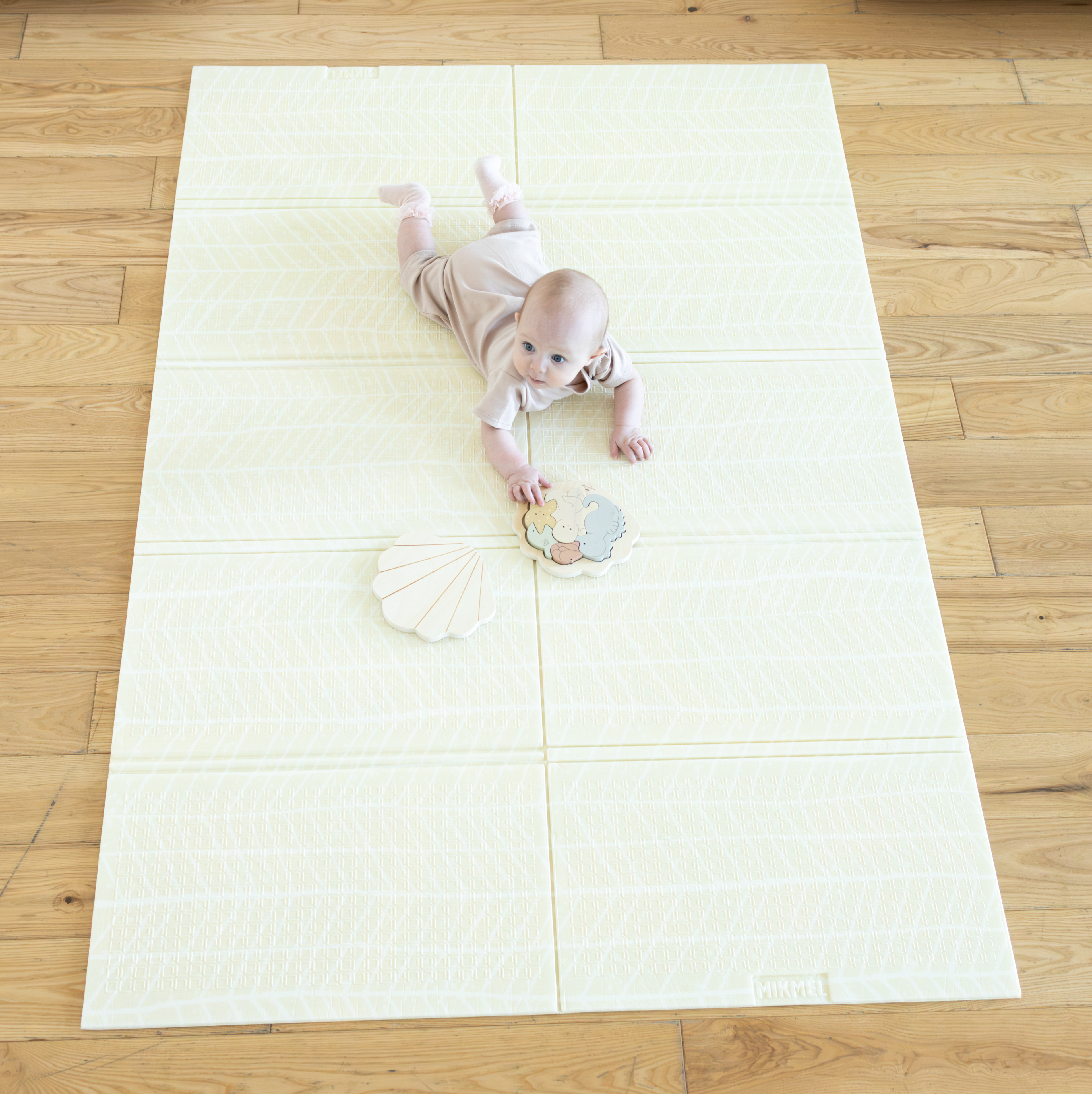 Детский коврик складной игровой развивающий двусторонний для ползания 180х120 см Весёлая ферма - фото 2