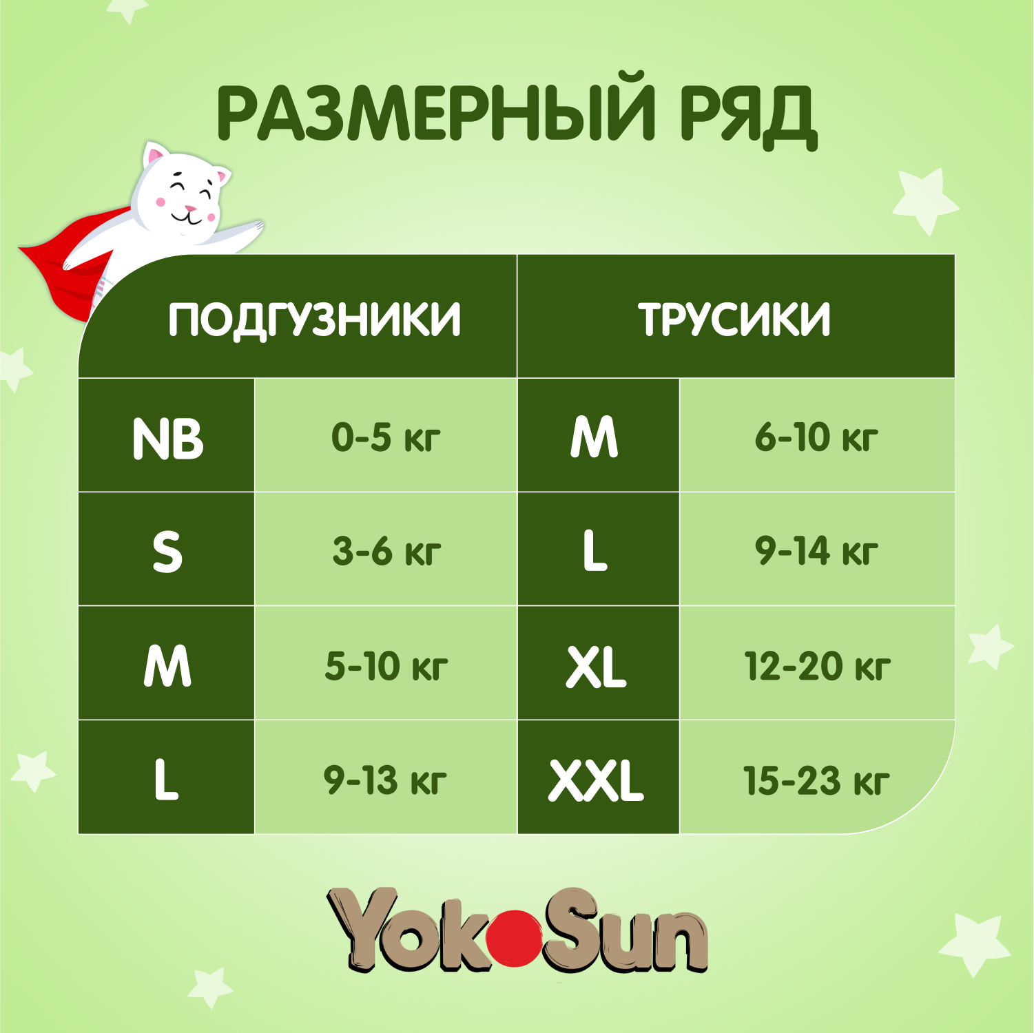 Подгузники YokoSun Premium L (9-13 кг) 54 шт. - фото 11
