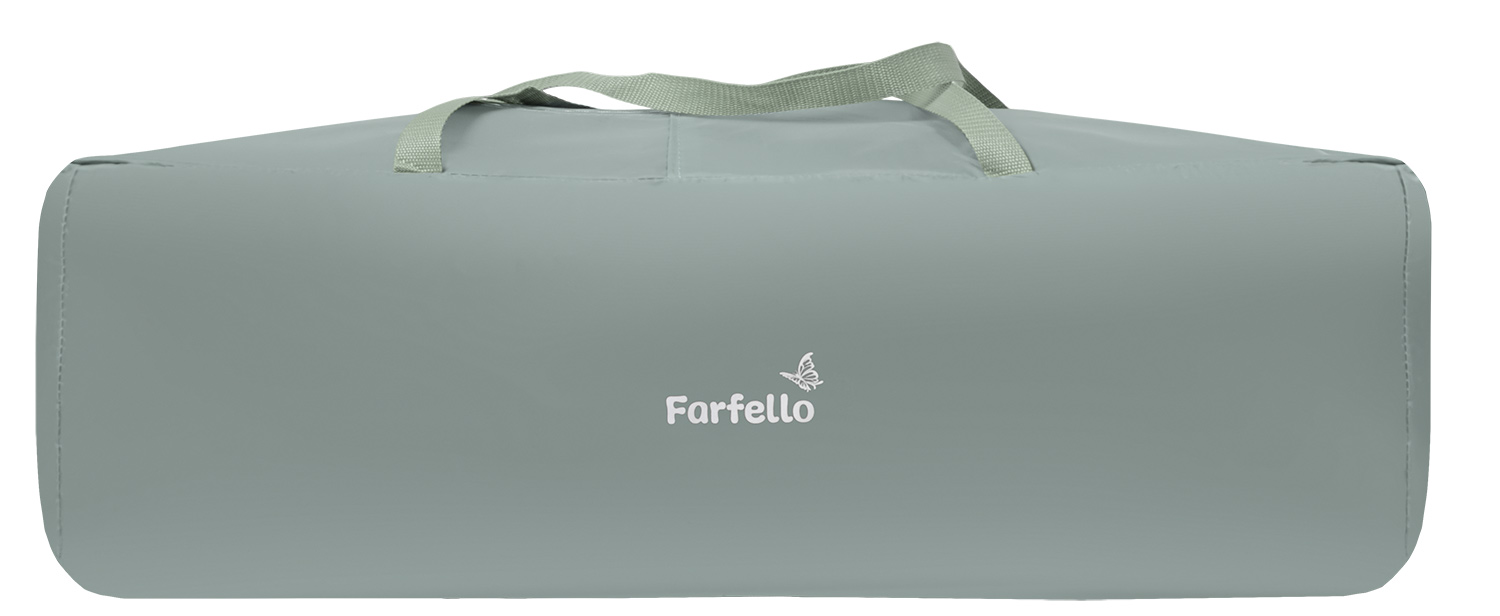 Манеж кровать Farfello Fun зеленый FN-2 - фото 6