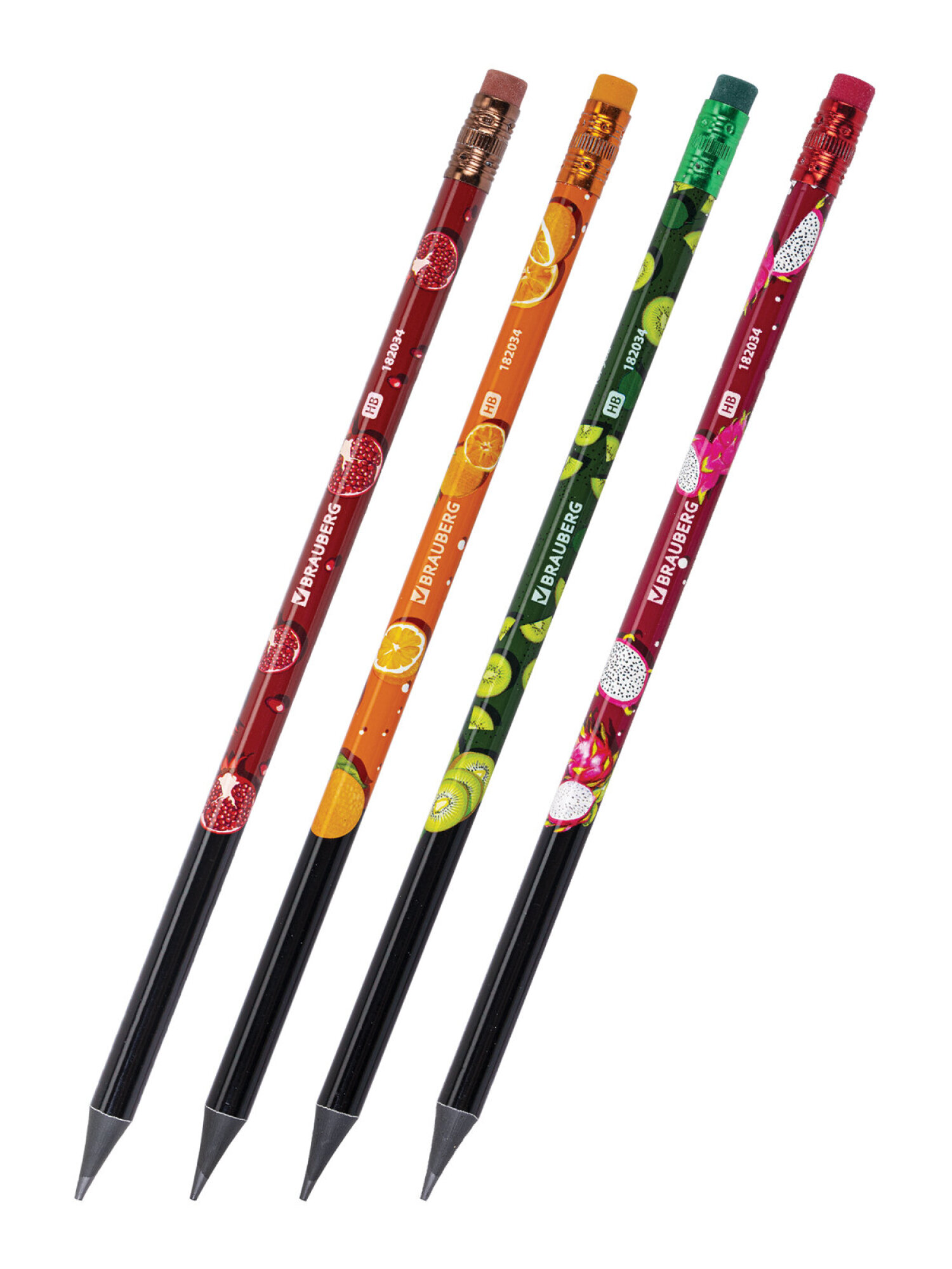 Карандаши чернографитные Brauberg 12 шт. - фото 14