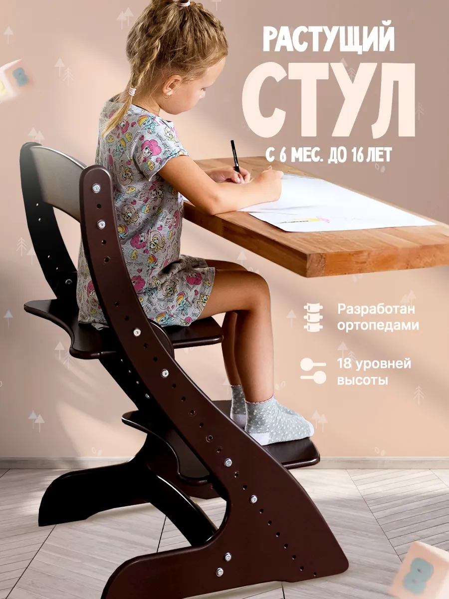 Стул Друг Кузя Коричневый - фото 1