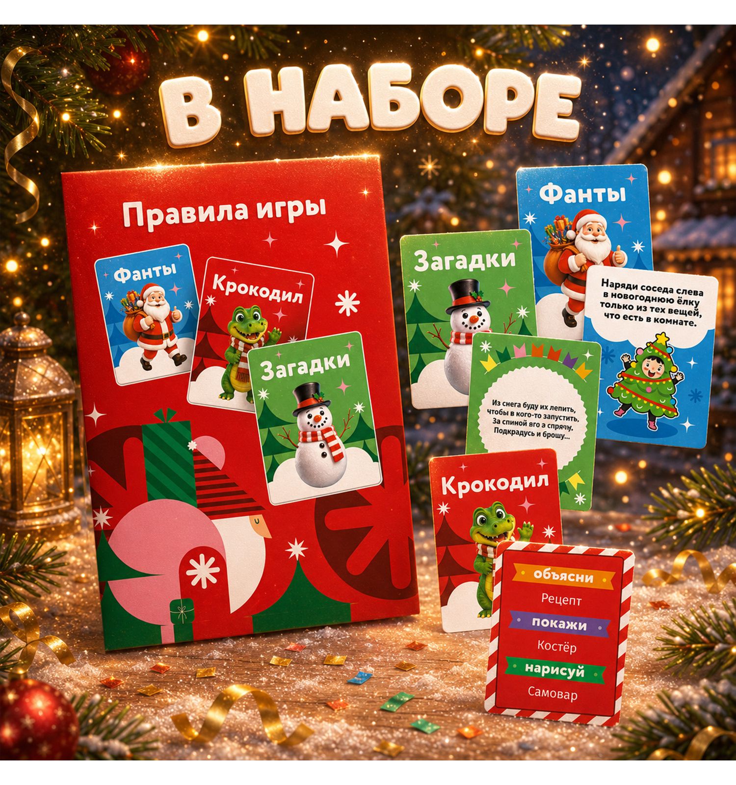 Настольная игра Десятое королевство Новый год 3в1 - фото 8