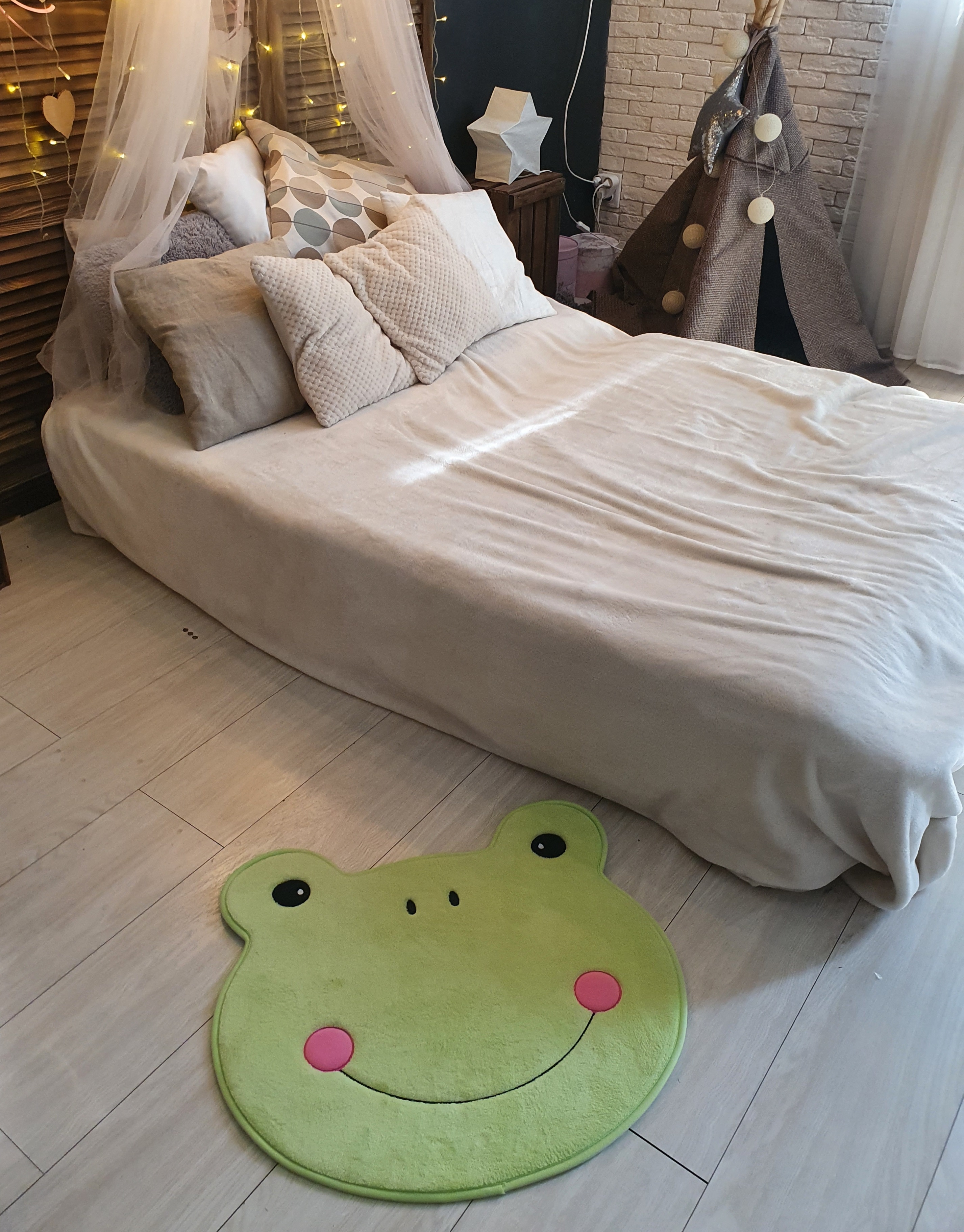 Коврик Uviton мягкий для комнаты и ванной Frog Арт.0205/06 - фото 6
