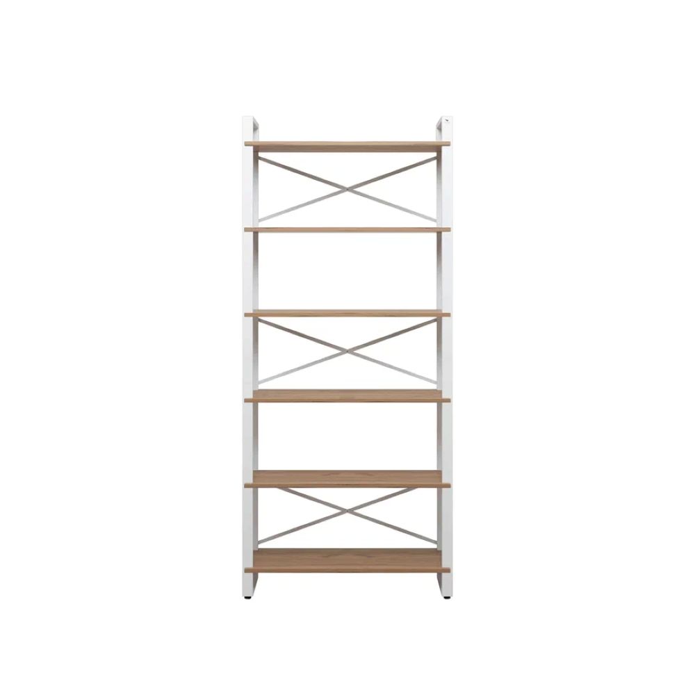 Стеллаж Leset Стилвуд 136 Белый/Дуб крафт золотой - фото 6