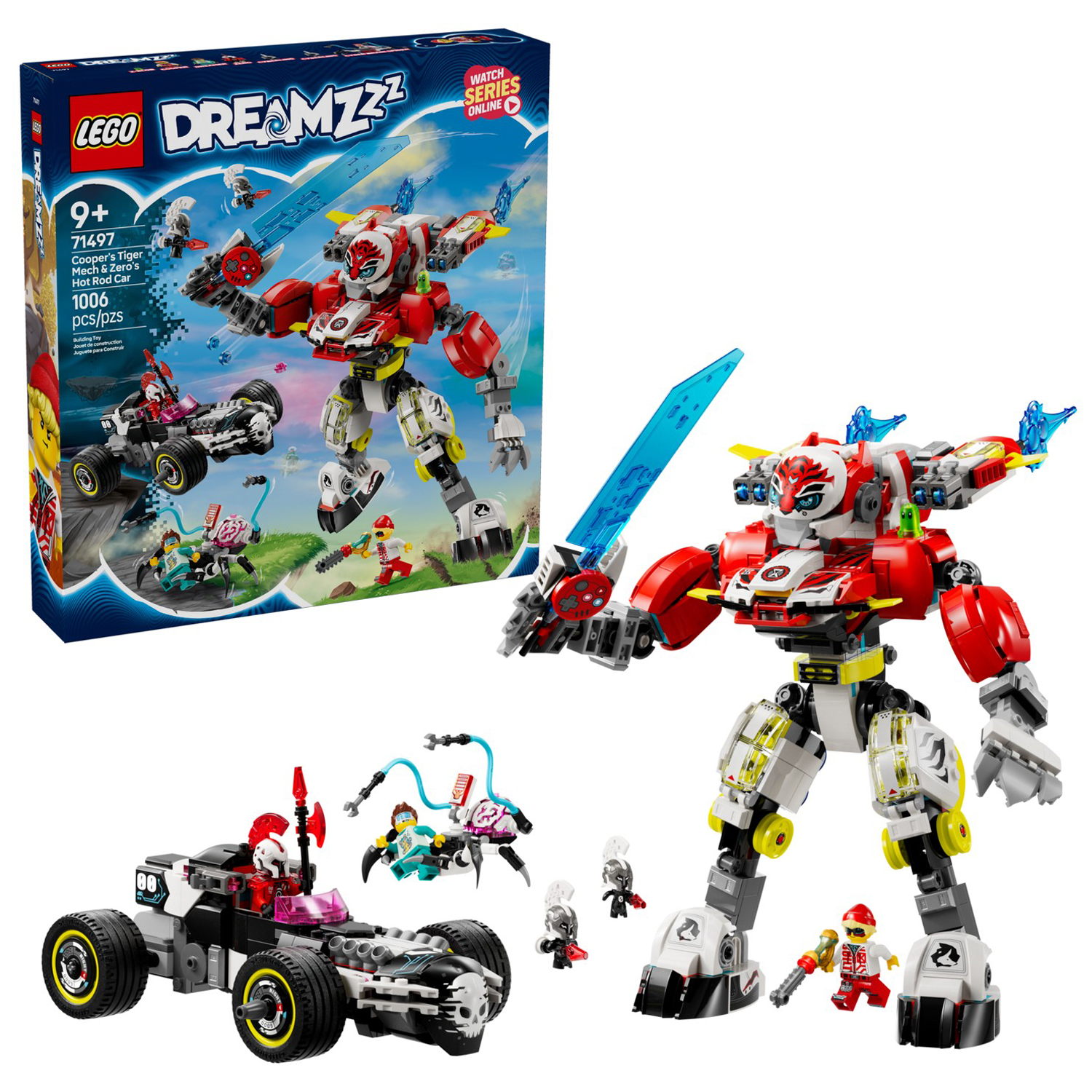 Конструктор LEGO DREAMZzz Робот-тигр Купера 1006 дет. - фото 1