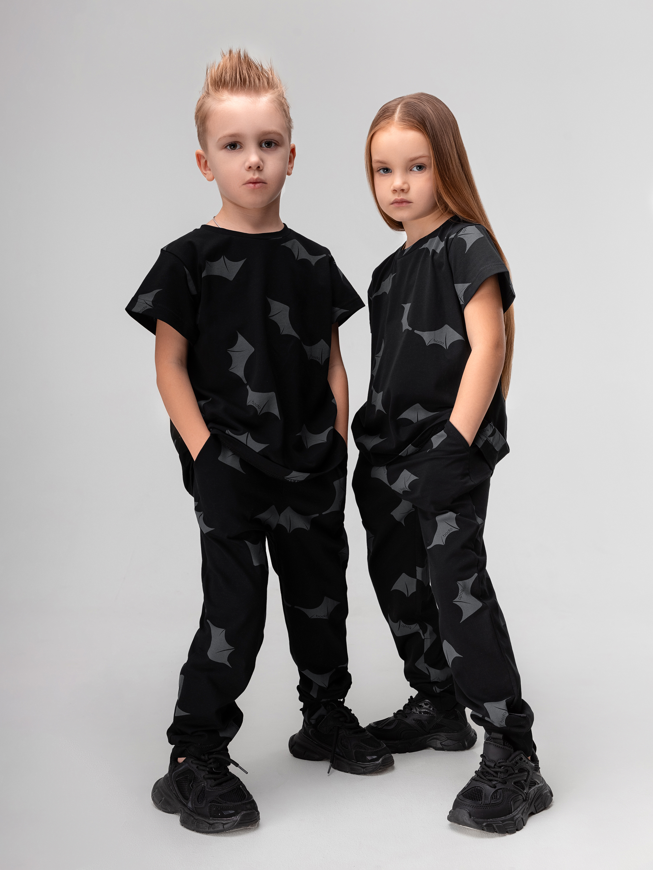 Костюм спортивный Bodo 11-360МU_черный (темно-серый) - фото 3