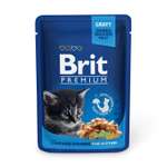 Корм влажный для котят Brit Premium 100г курица