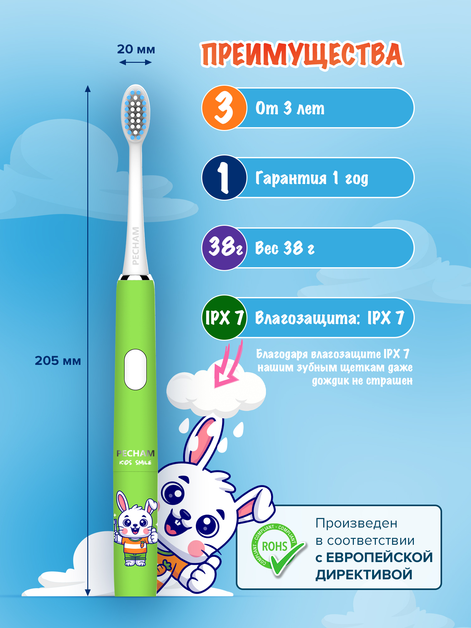 Зубная щетка PECHAM - фото 6