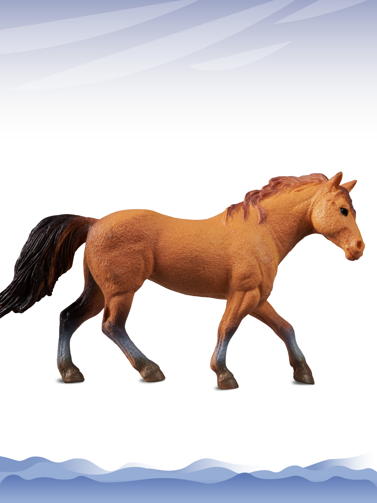 Игровой набор DARWIN Животные Лошади 4шт - фото 8