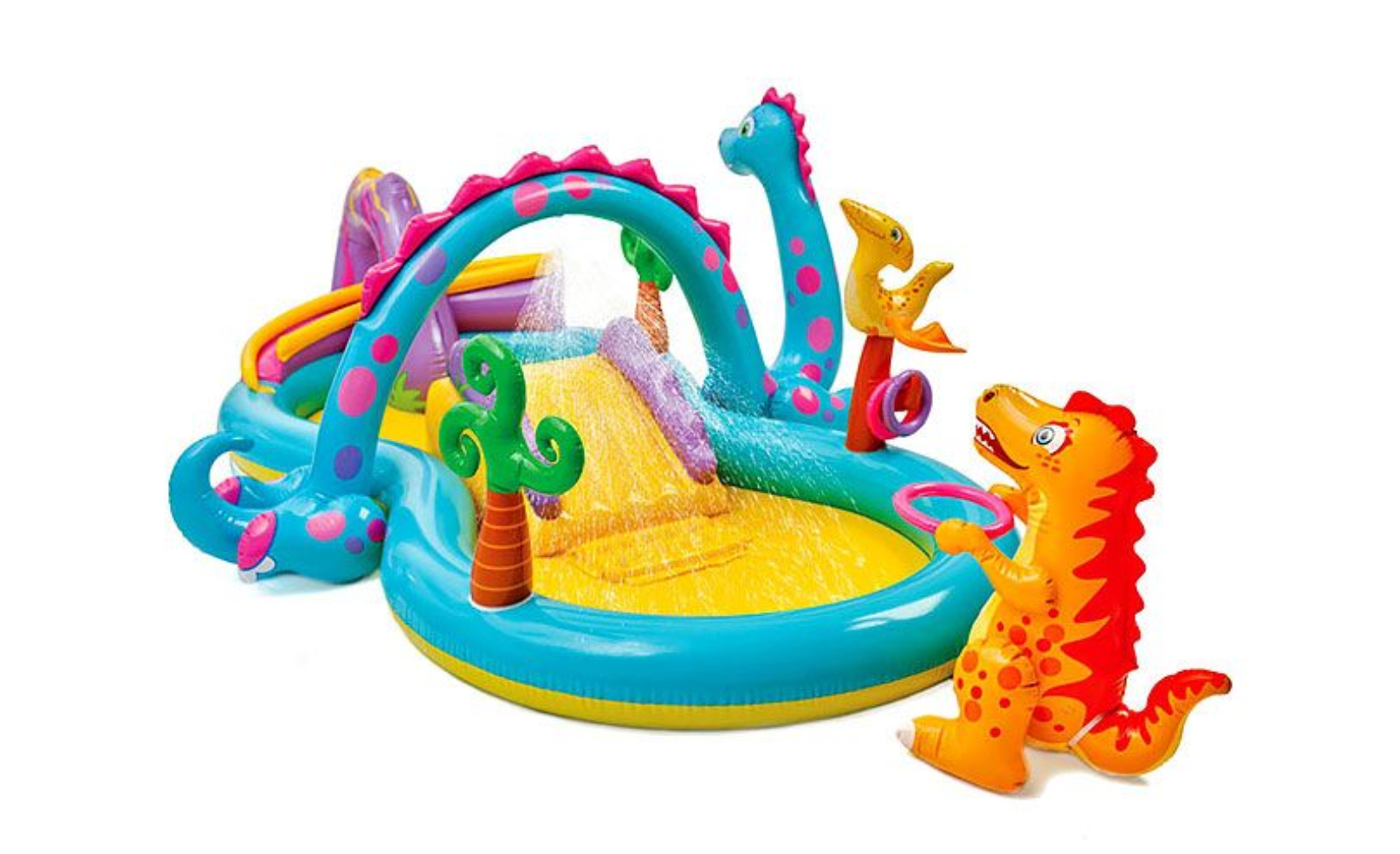 Игровой центр Intex Динолэнд / Надувной / 302х229х112 см - фото 1