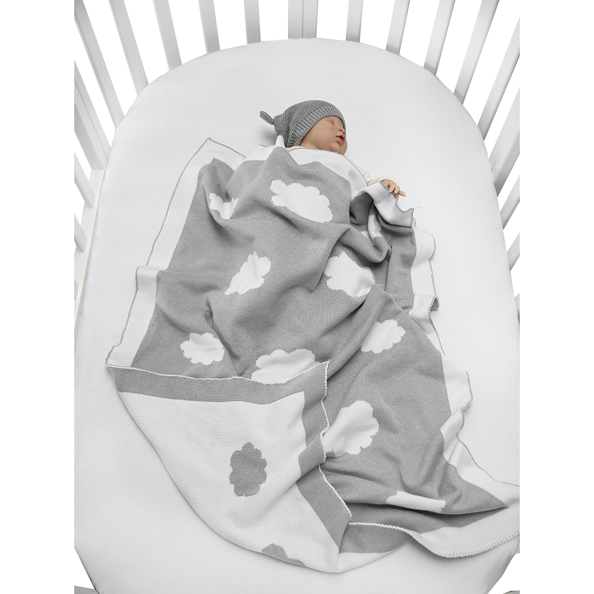Плед Amarobaby Облака 75 x 100 см - фото 1