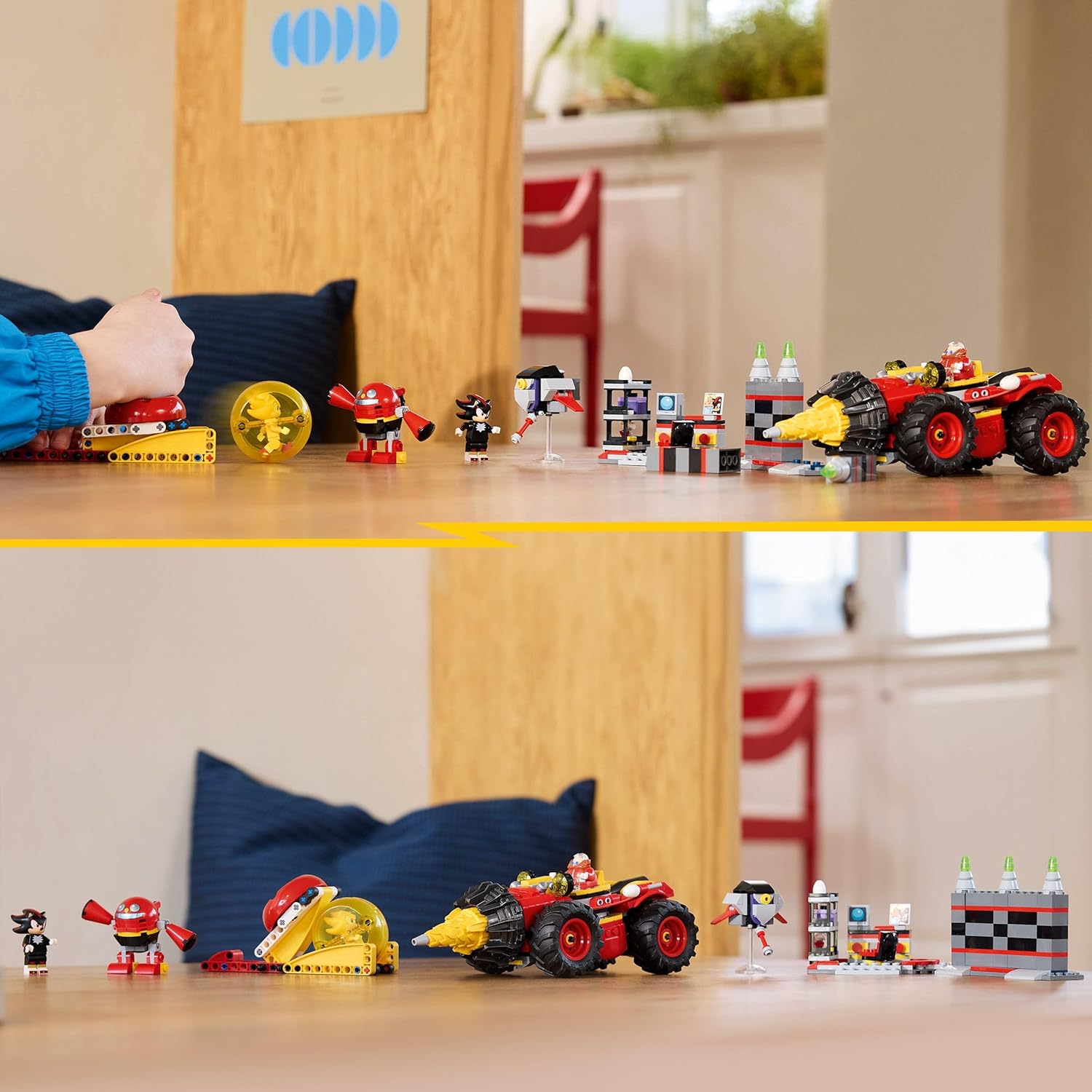 Конструктор LEGO Sonic the Hedgehog Соник и Эгг Дрилстер 590 дет. - фото 7