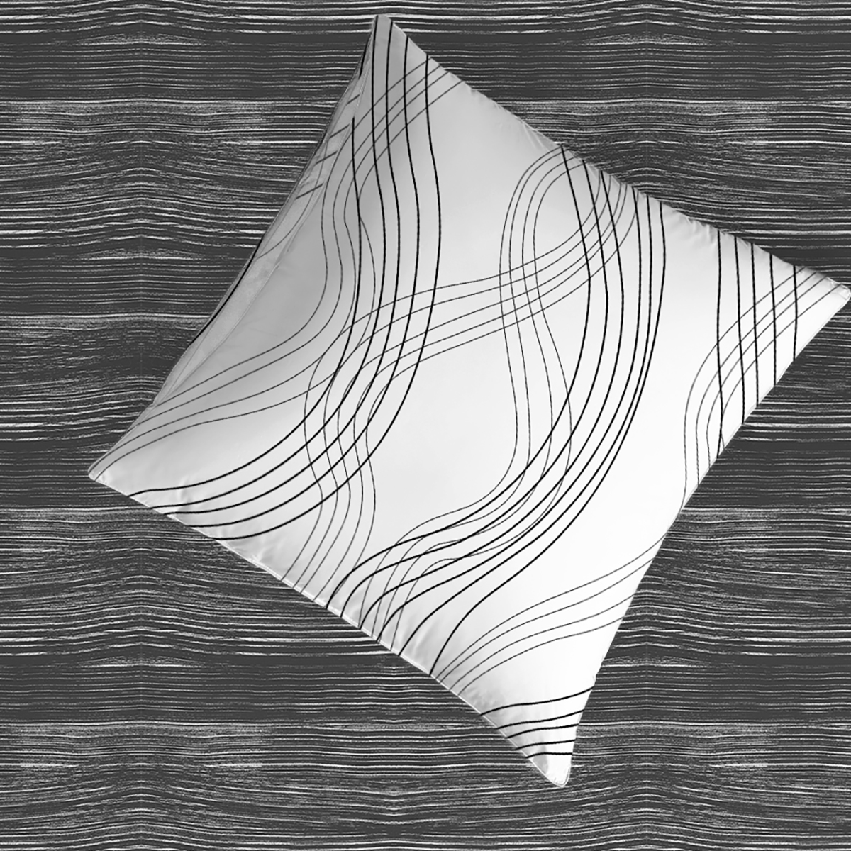 Комплект постельного белья BRAVO Графит полутораспальный 4 предм. - фото 8