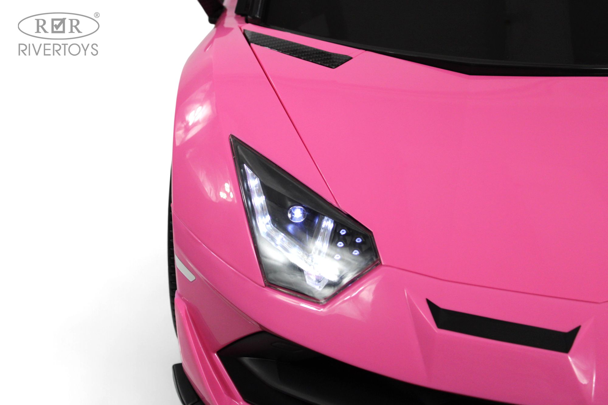 Электромобиль RIVERTOYS A111MP-PINK С пультом ДУ - фото 6