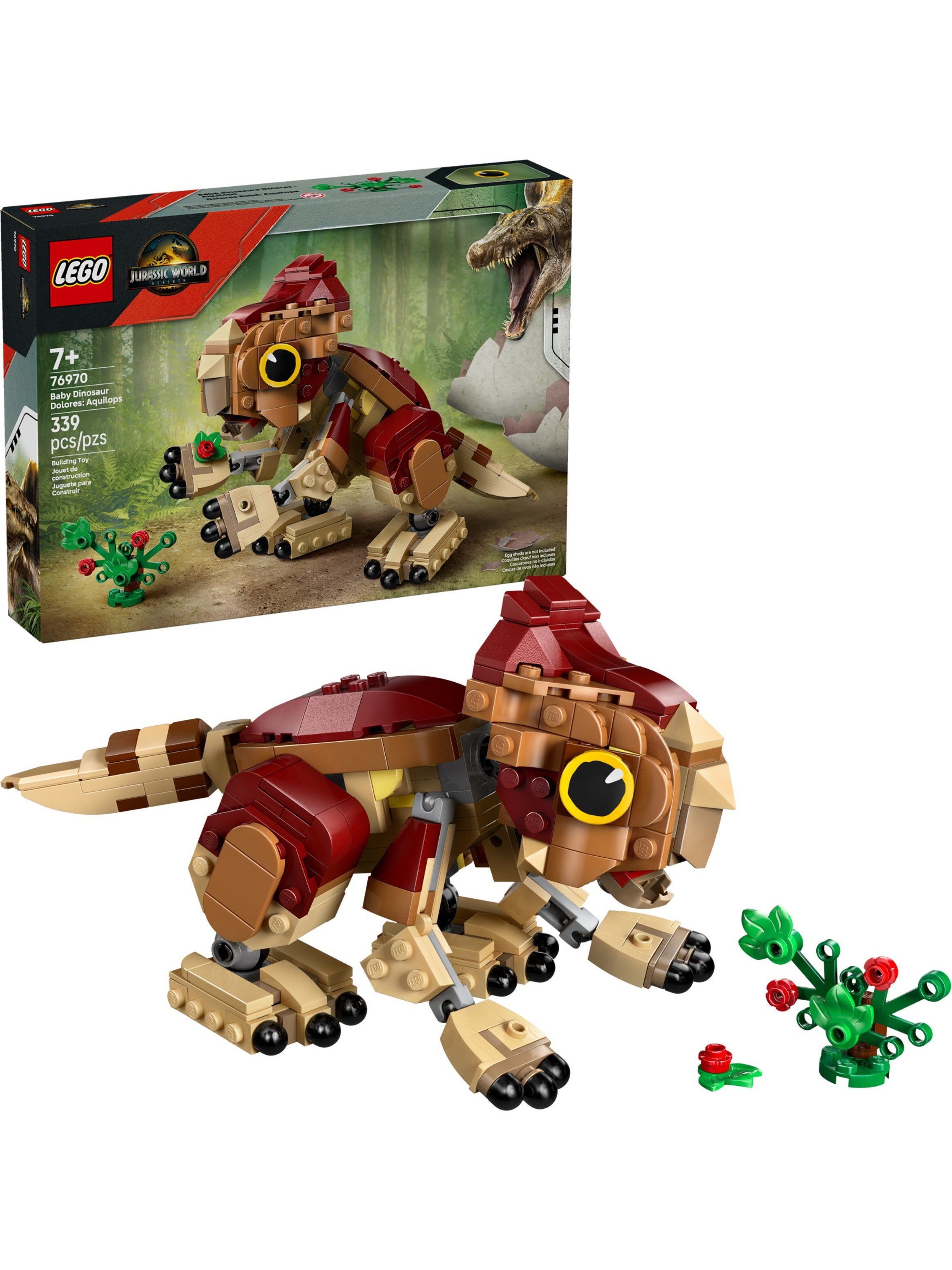 Конструктор LEGO Jurassic World Детёныш динозавра Долорес 339 дет. - фото 3