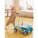 Ходунки Hape Автобус мира с ручкой многоцветный
