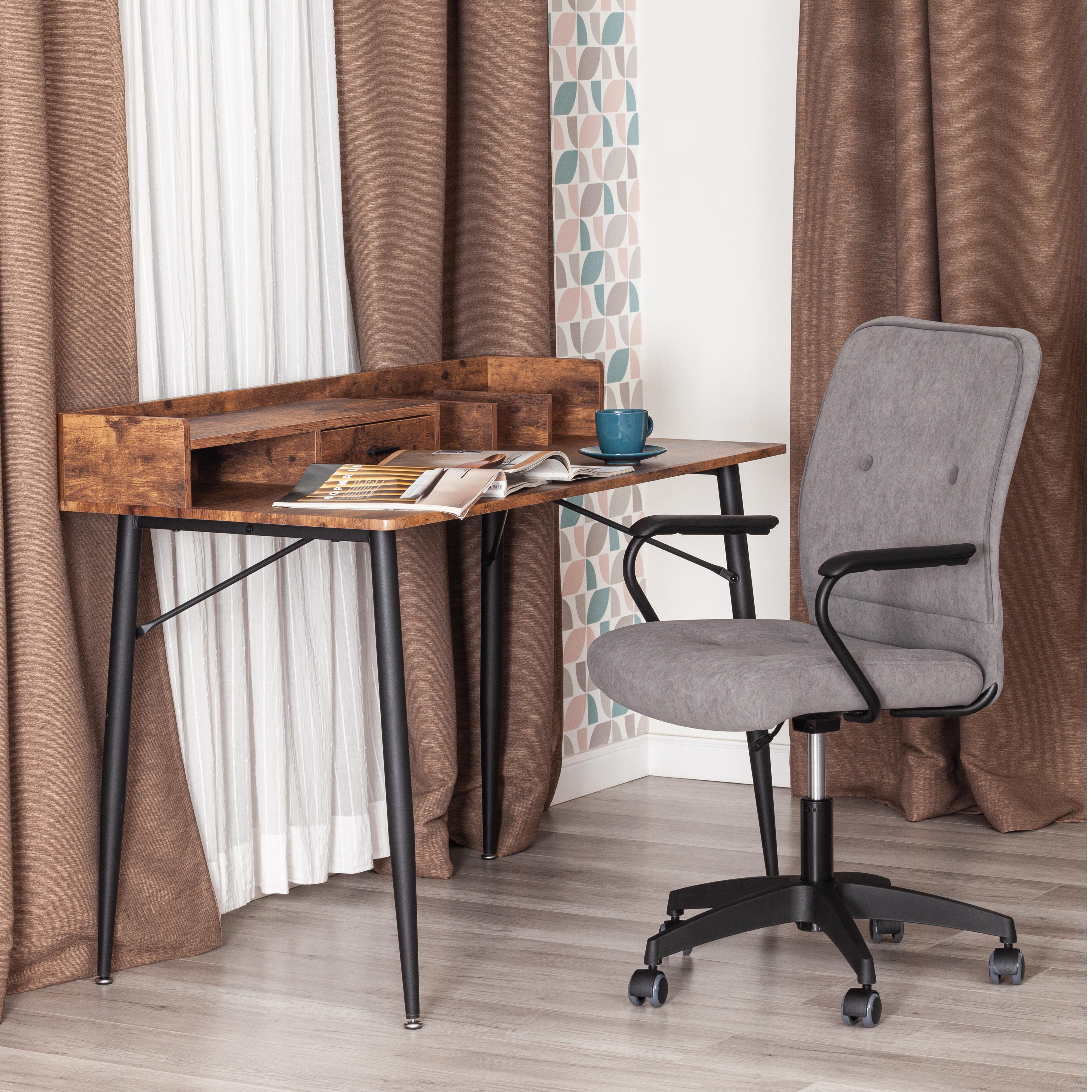 Компьютерное кресло TETCHAIR флок серый - фото 9