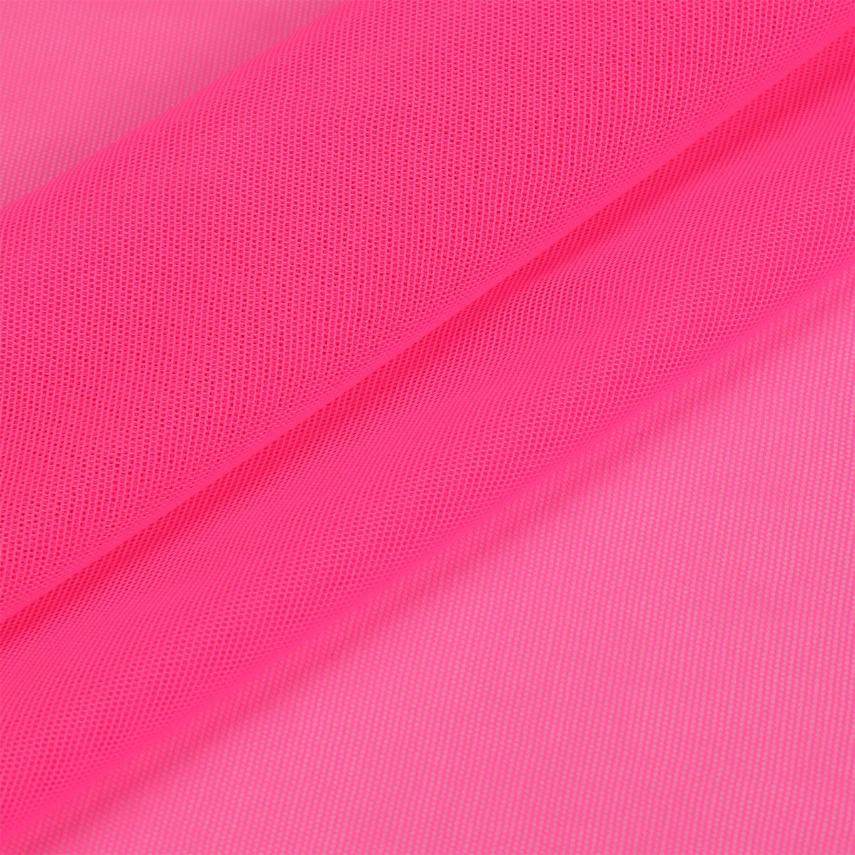 Ткань KRUZHEVO сетка эластичная 80г/м² ширина 160см цвет розовый неон уп.3м - фото 4