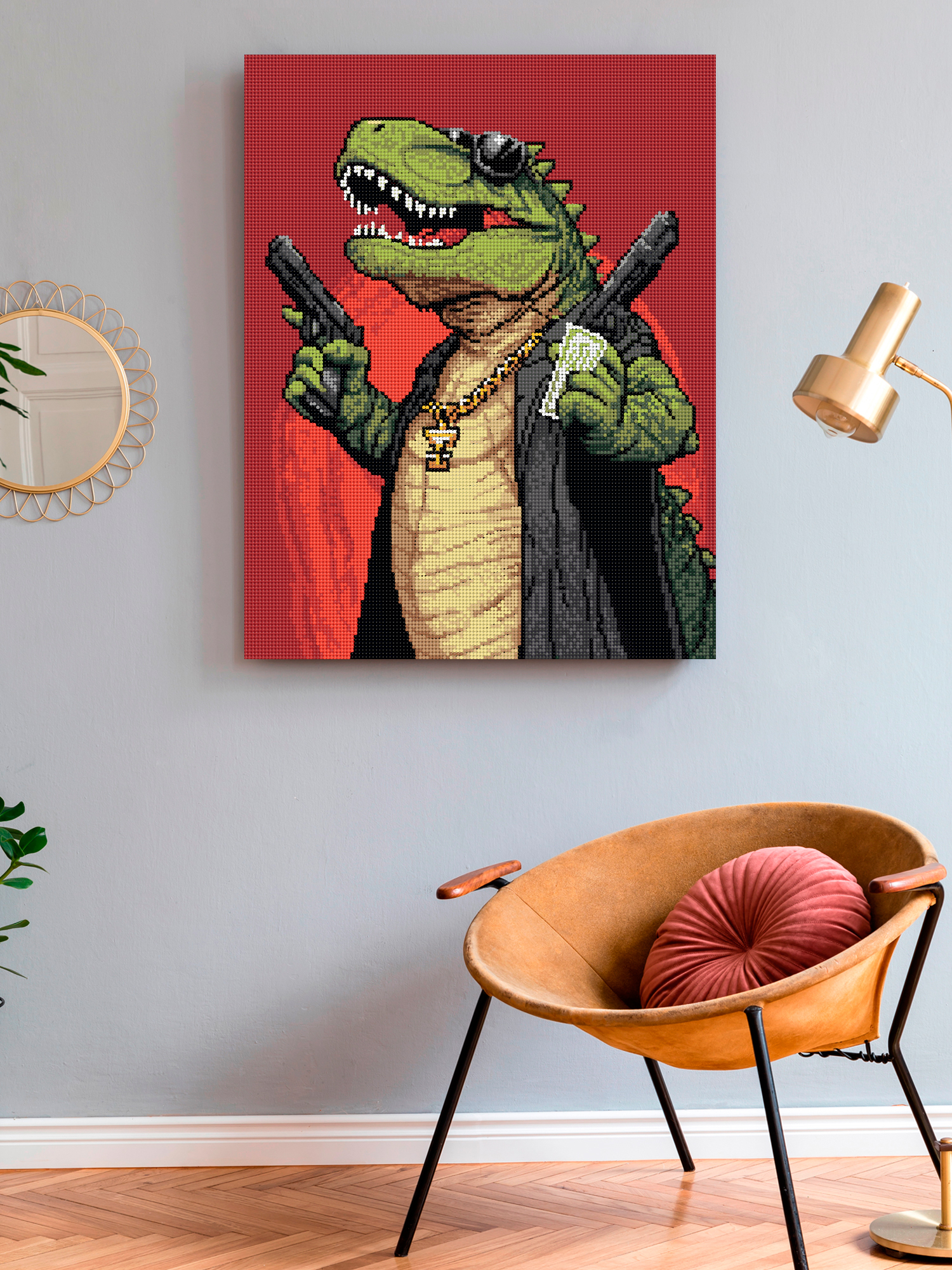 Алмазная мозаика Art on Canvas Динозавр в ассортименте - фото 3