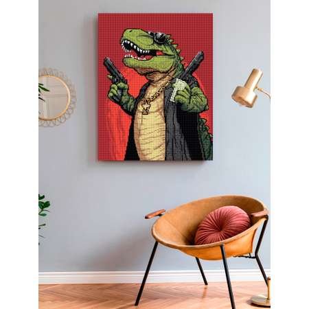 Алмазная мозаика Art on Canvas Динозавр в ассортименте