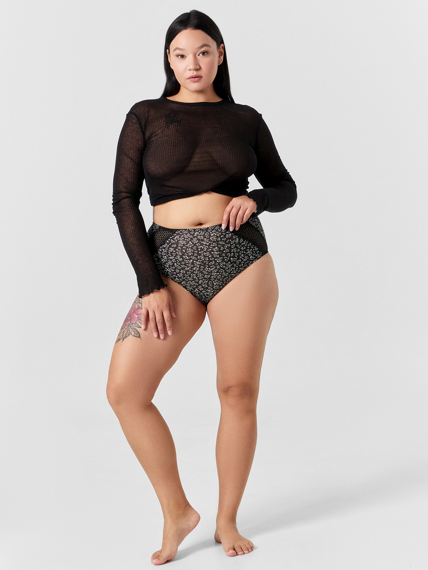 Трусы Mark Formelle (Марк Формэль) 412554/листики на черном - фото 4