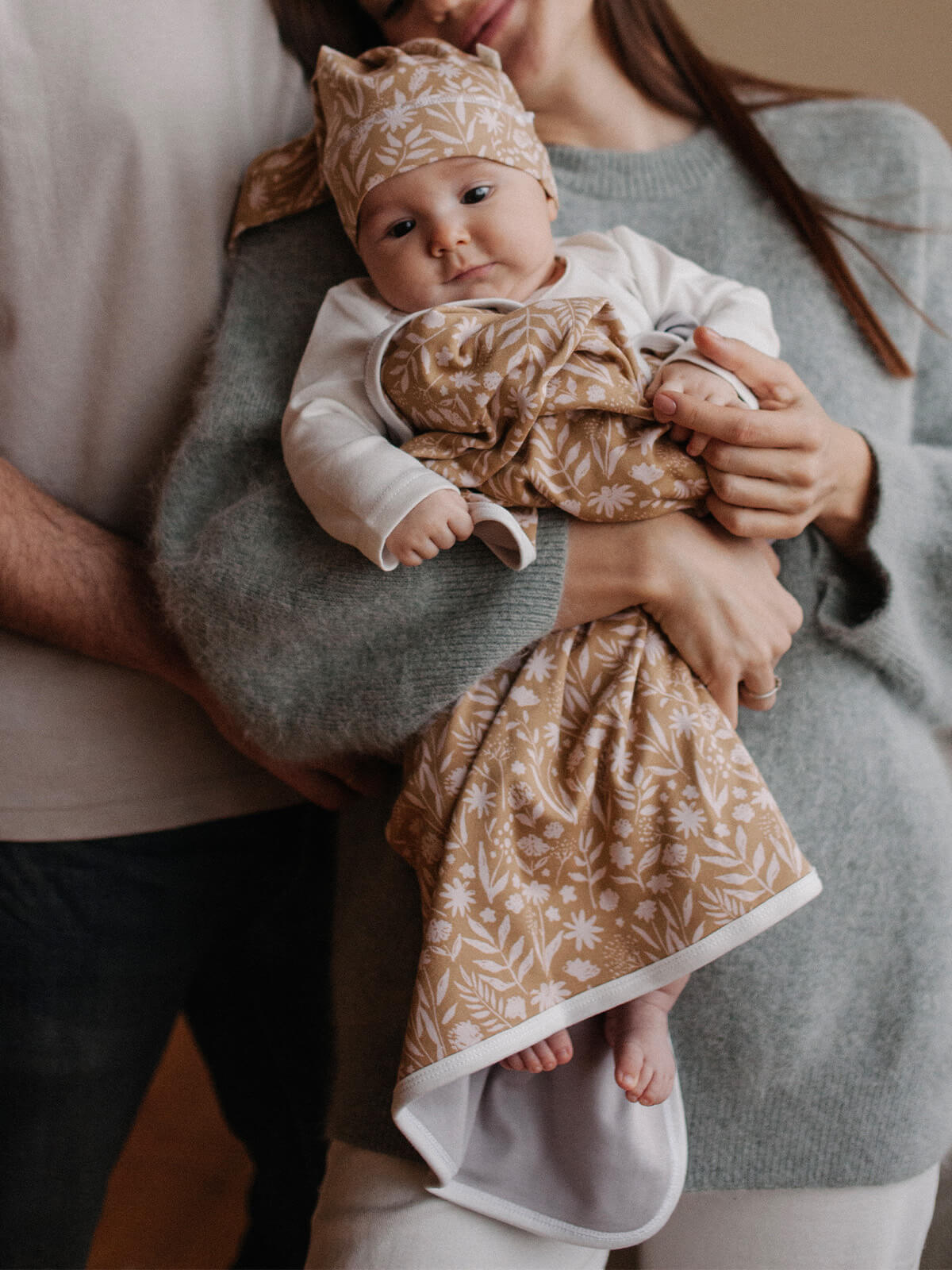 Плед Mjolk Caramel Flowers 80 x 80 см хлопок - фото 5