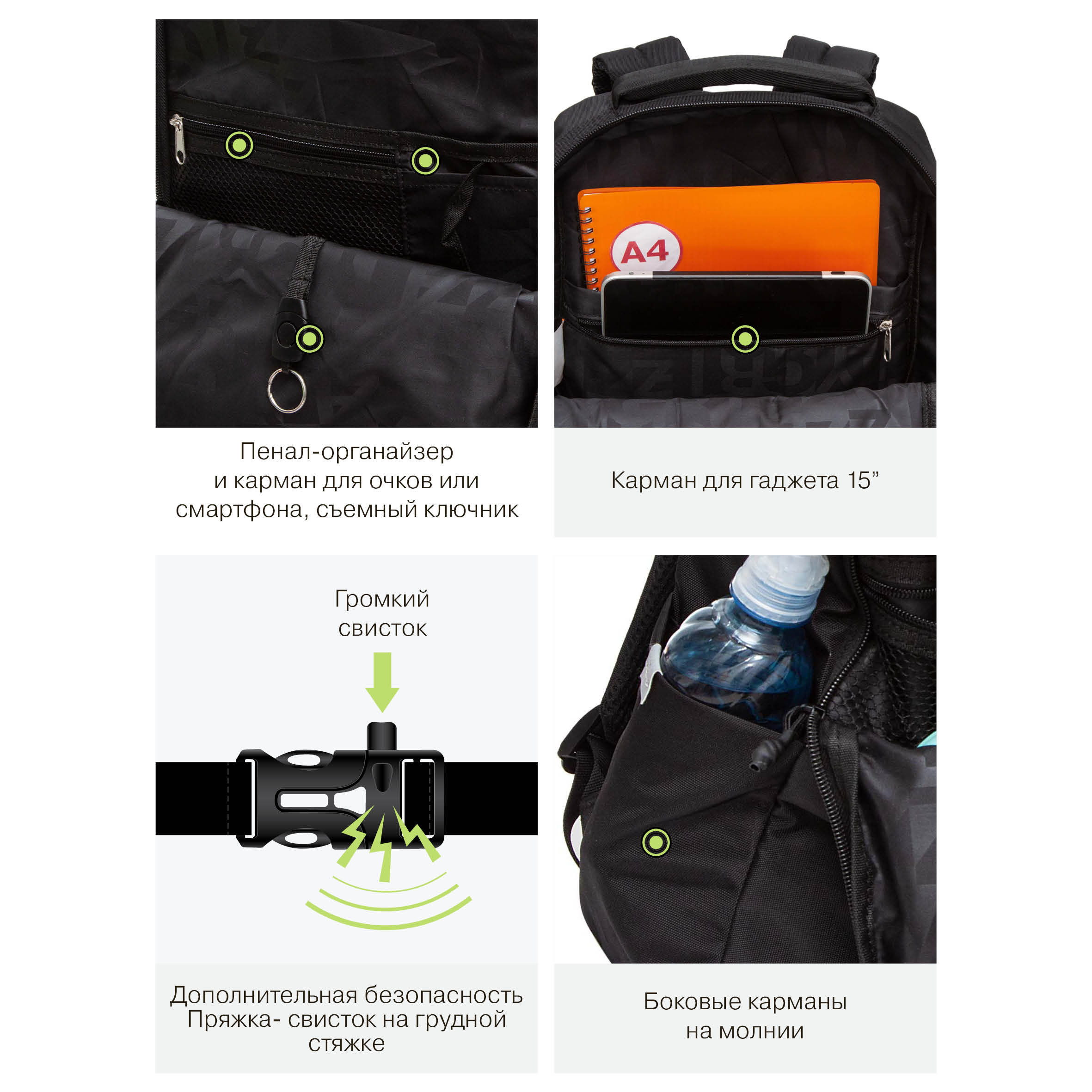 Рюкзак Grizzly для мальчика - фото 11