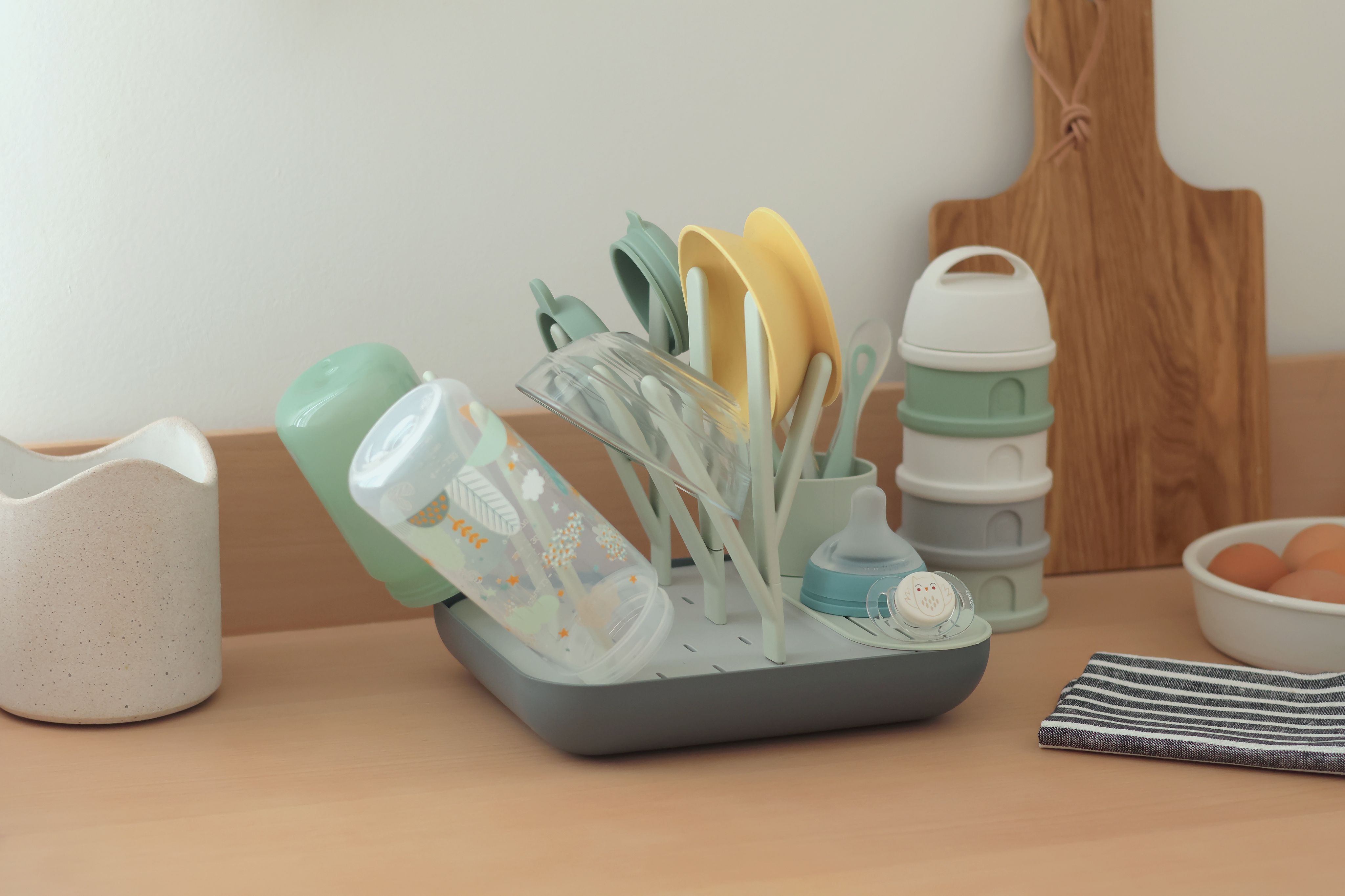 Сушилка BEABA для детских бутылочек серая - фото 22