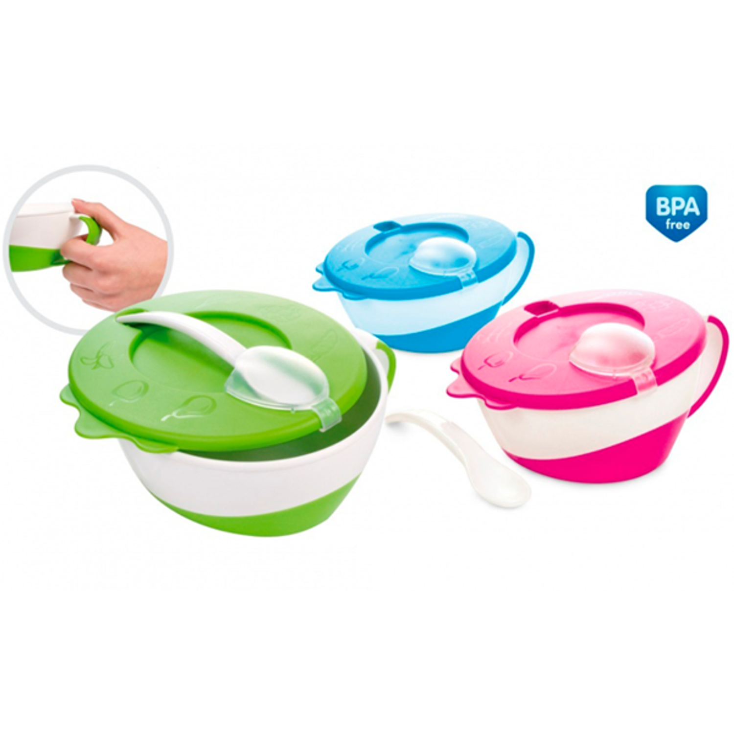 Тарелка Canpol Babies 350 мл в ассортименте - фото 1