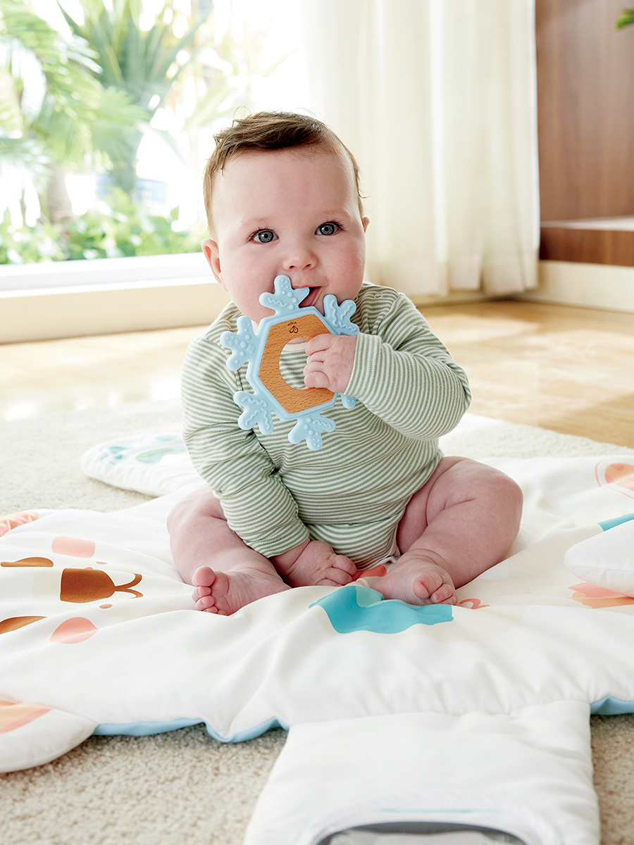 Коврик Hape с дугами, трансформер Обнимающий мишка - фото 2