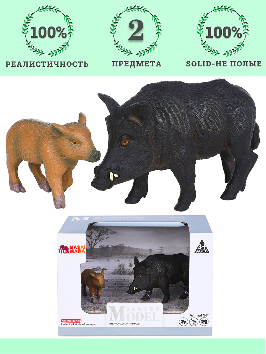 Игровой набор Masai Mara Семья кабанов - фото 7
