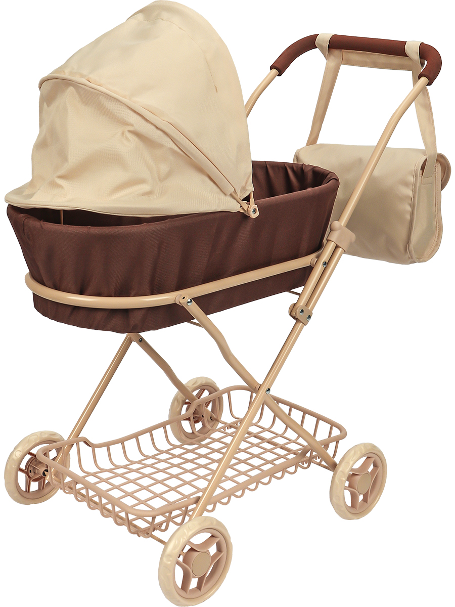 Коляска-люлька для кукол Рыжий кот 9325-BB - фото 2