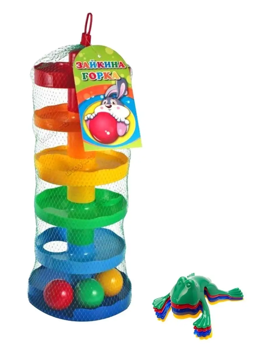 Игрушка БИПЛАНТ Зайкина горка + Лягушки - фото 2