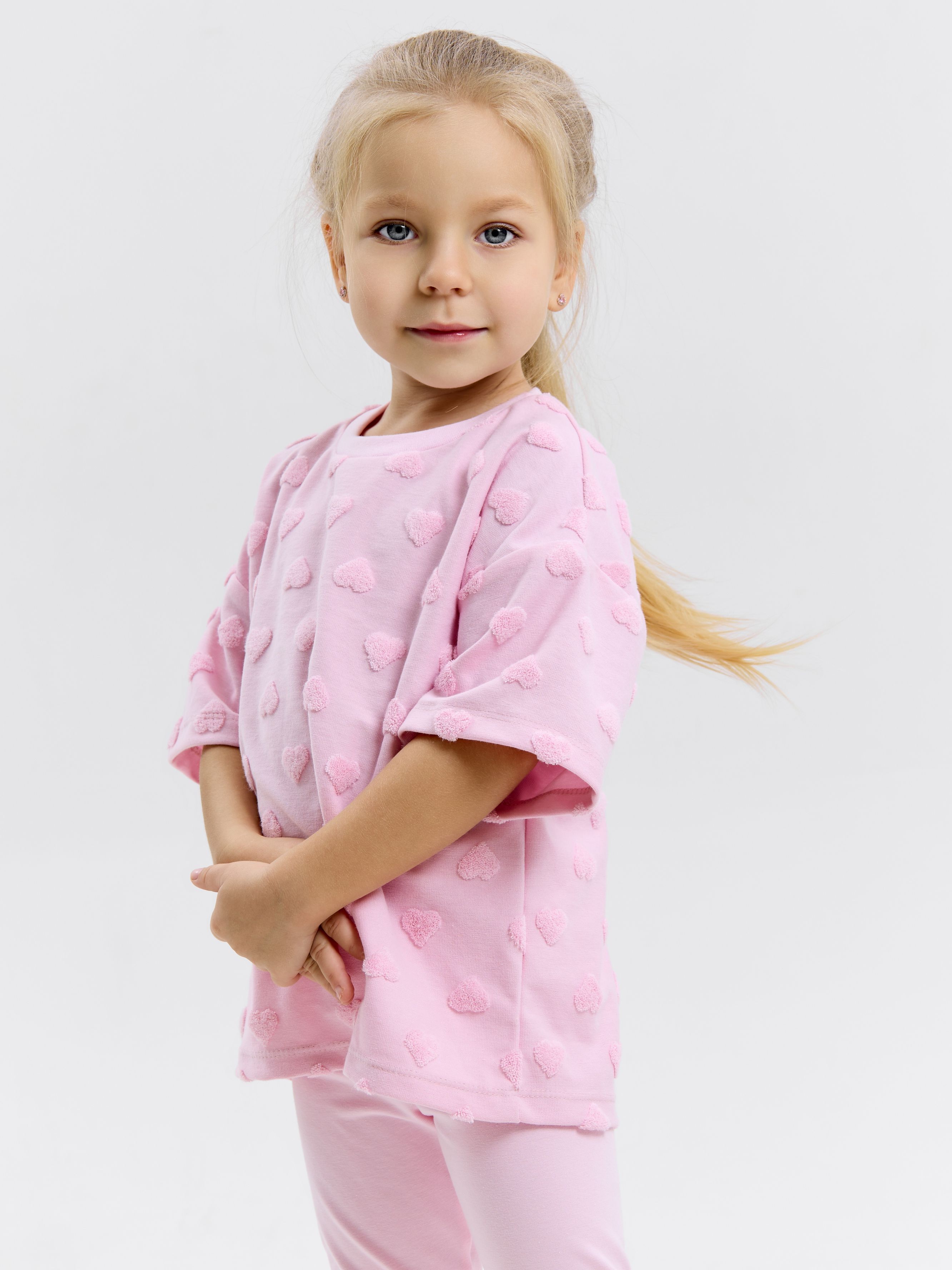 Футболка и леггинсы LEVA костюм_Томми_розовый - фото 9