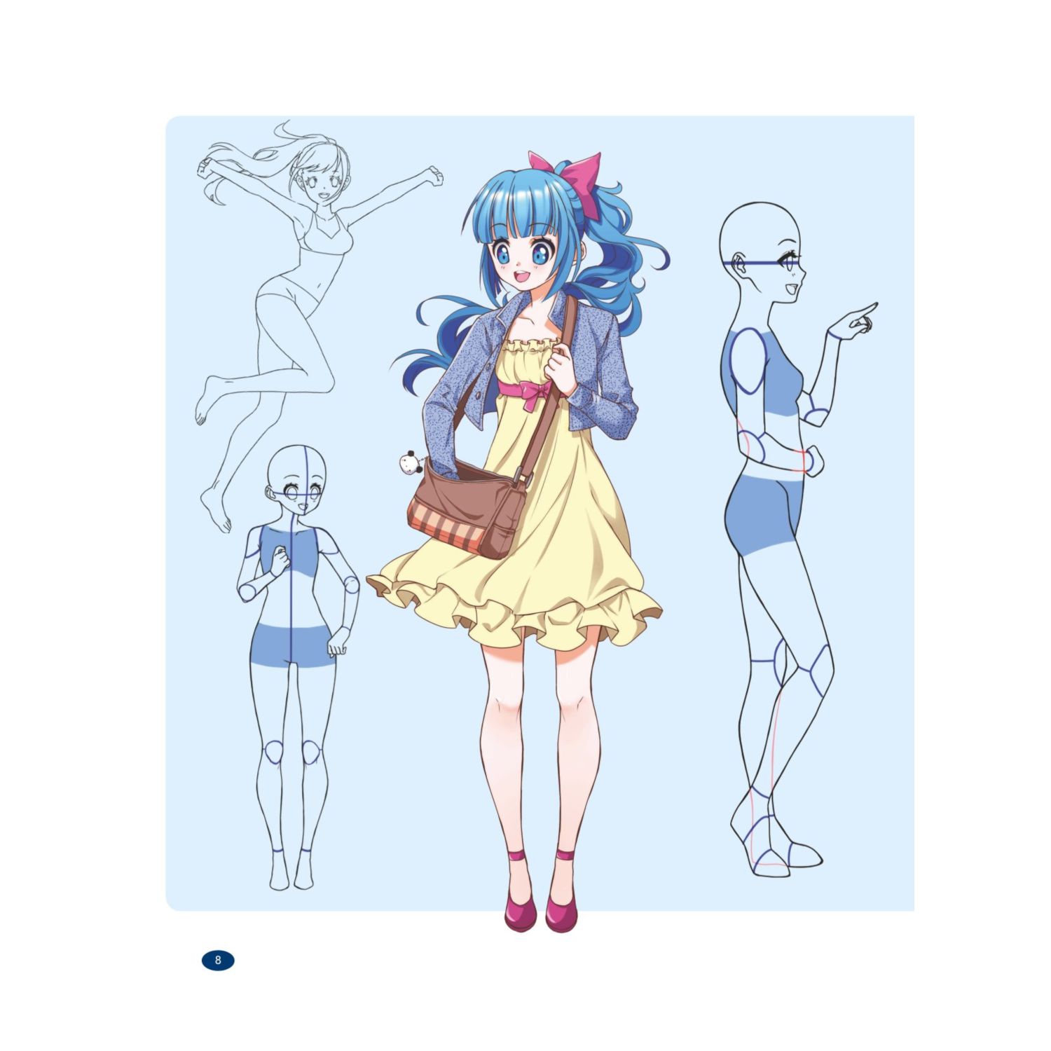 Книга Эксмо Учимся рисовать героев аниме в движении Пошаговые уроки по работе с эмоц и пласт для нач - фото 5