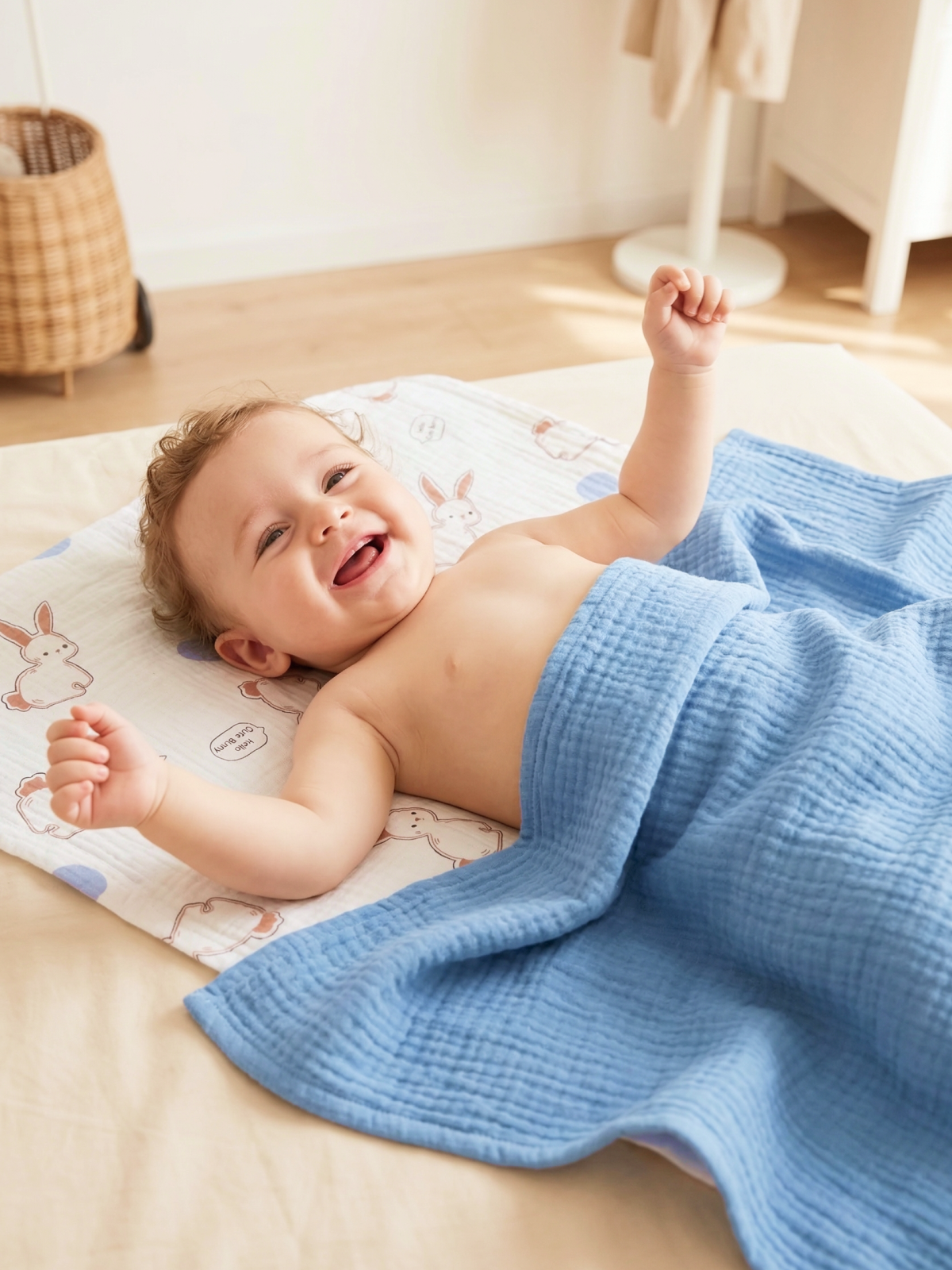 Пелёнка Loo-Loo пеленка муслин 100х135 см 2 шт. - фото 4