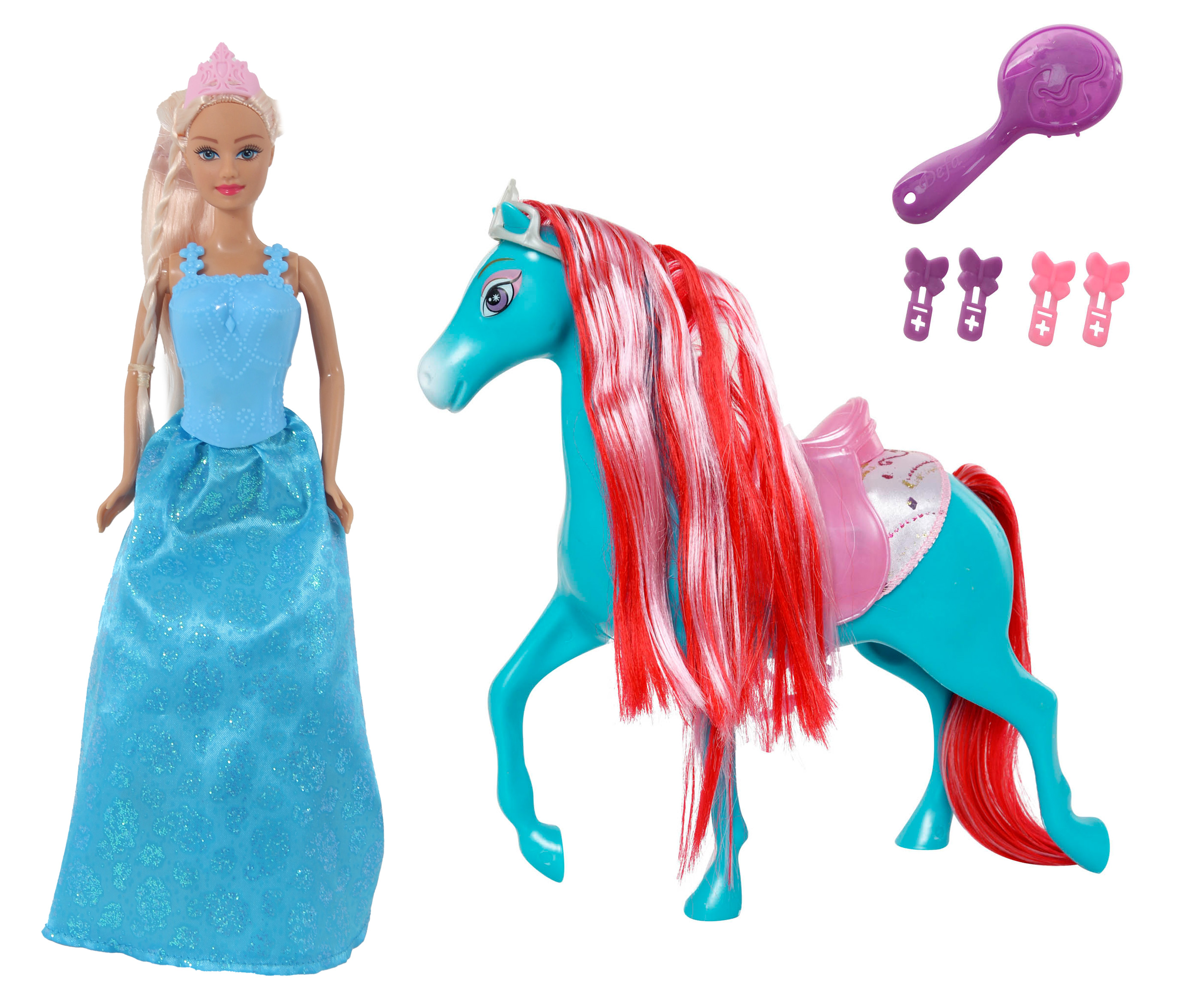 Кукла классическая Defa Lucy 8209//розово-голубой - фото 2