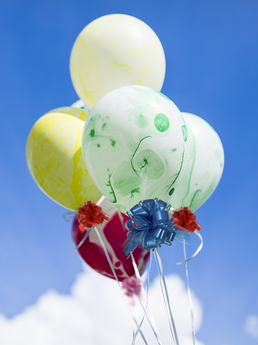 Банты AXLER набор бантиков для подарков 4 шт на липучке - фото 7