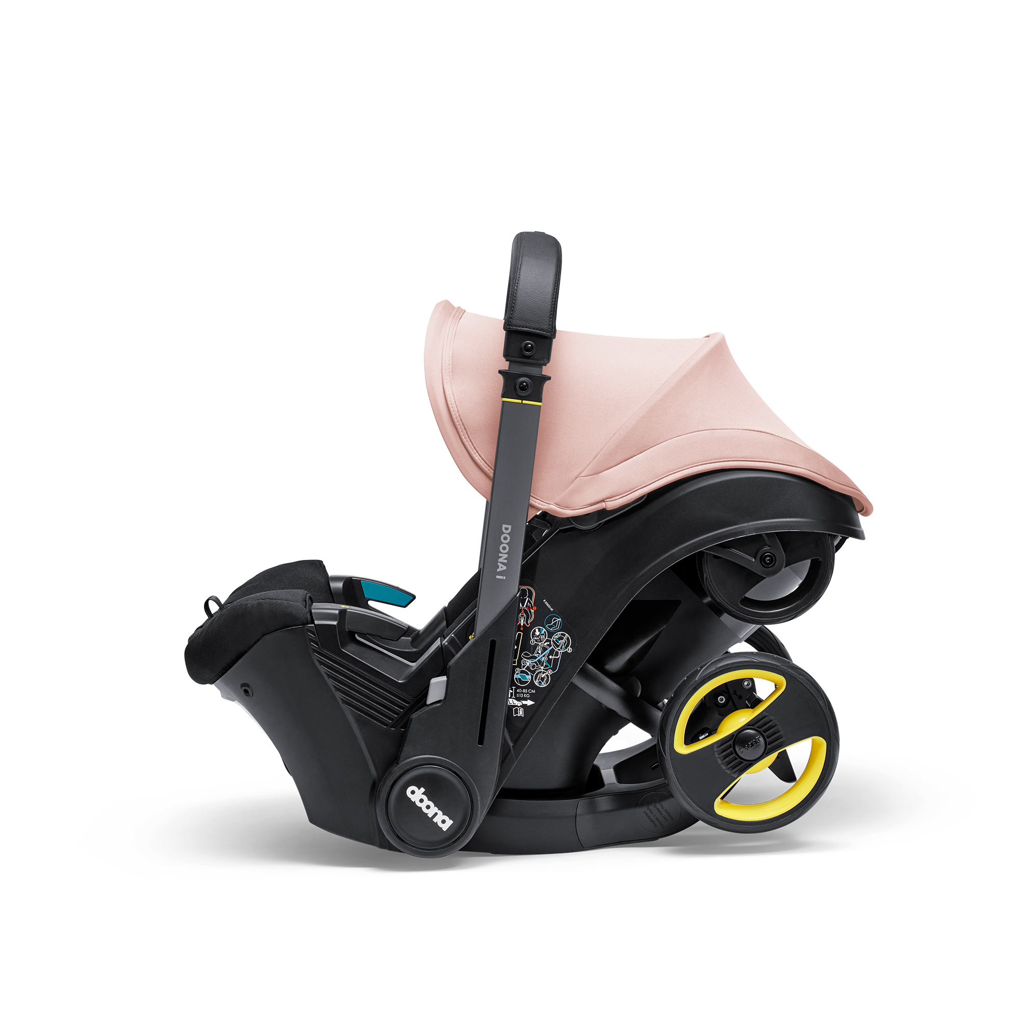 Автокресло Doona i, цвет: Blush Pink Isofix 0 (0 -13 кг) - фото 21