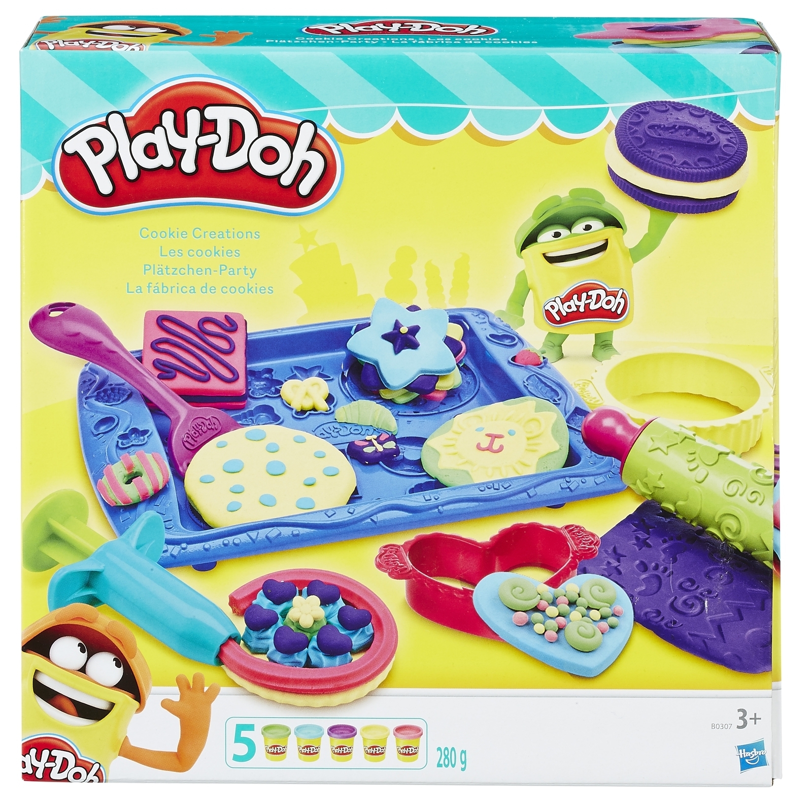 Пластилин Play-Doh Магазинчик печенья 5 цв. - фото 1