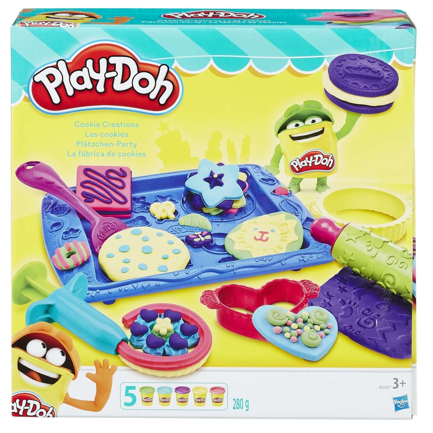 Пластилин Play-Doh Магазинчик печенья 5 цв. - фото 1